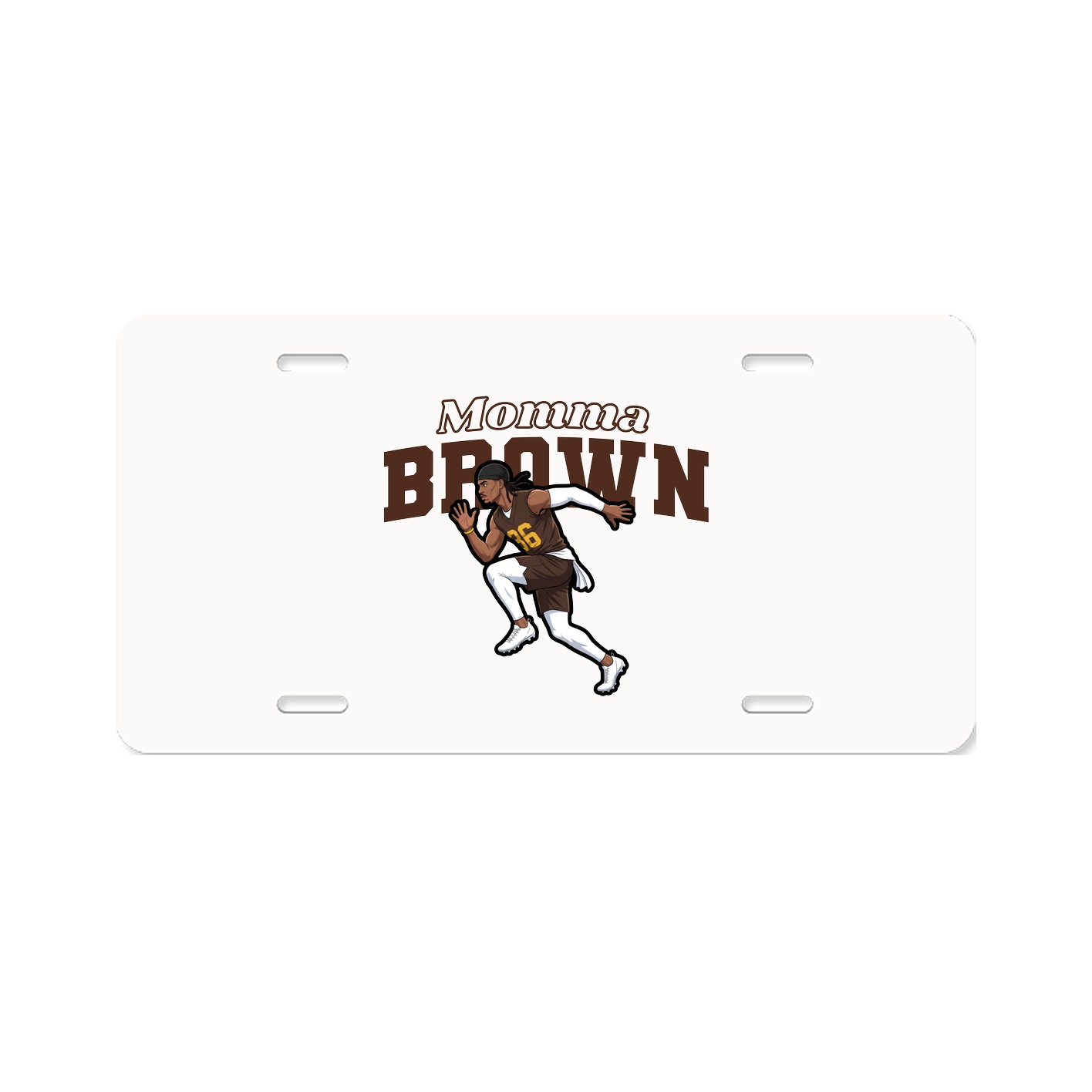 License Plate — Mothers Day Block in Classic