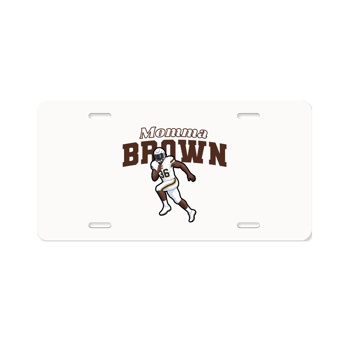 License Plate — Mothers Day Block in Classic