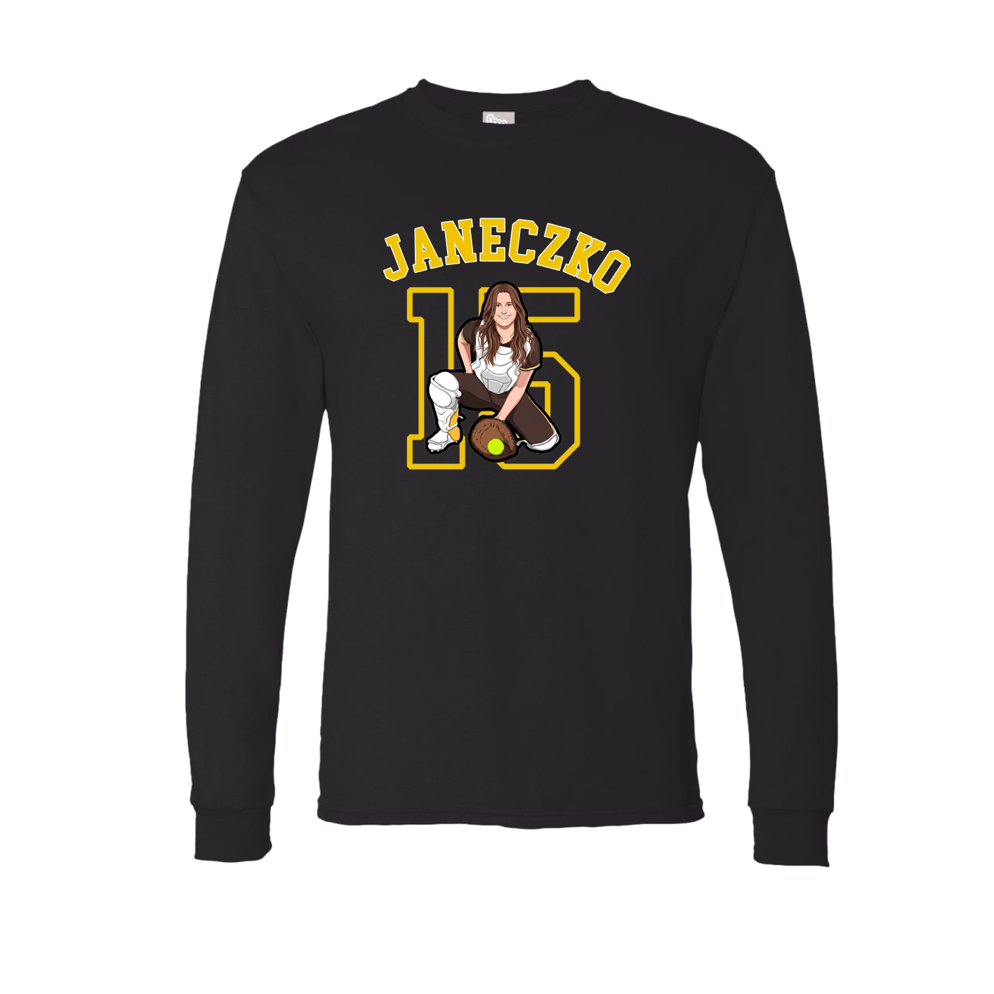Long Sleeve Tee — Shirsey Arch in Black