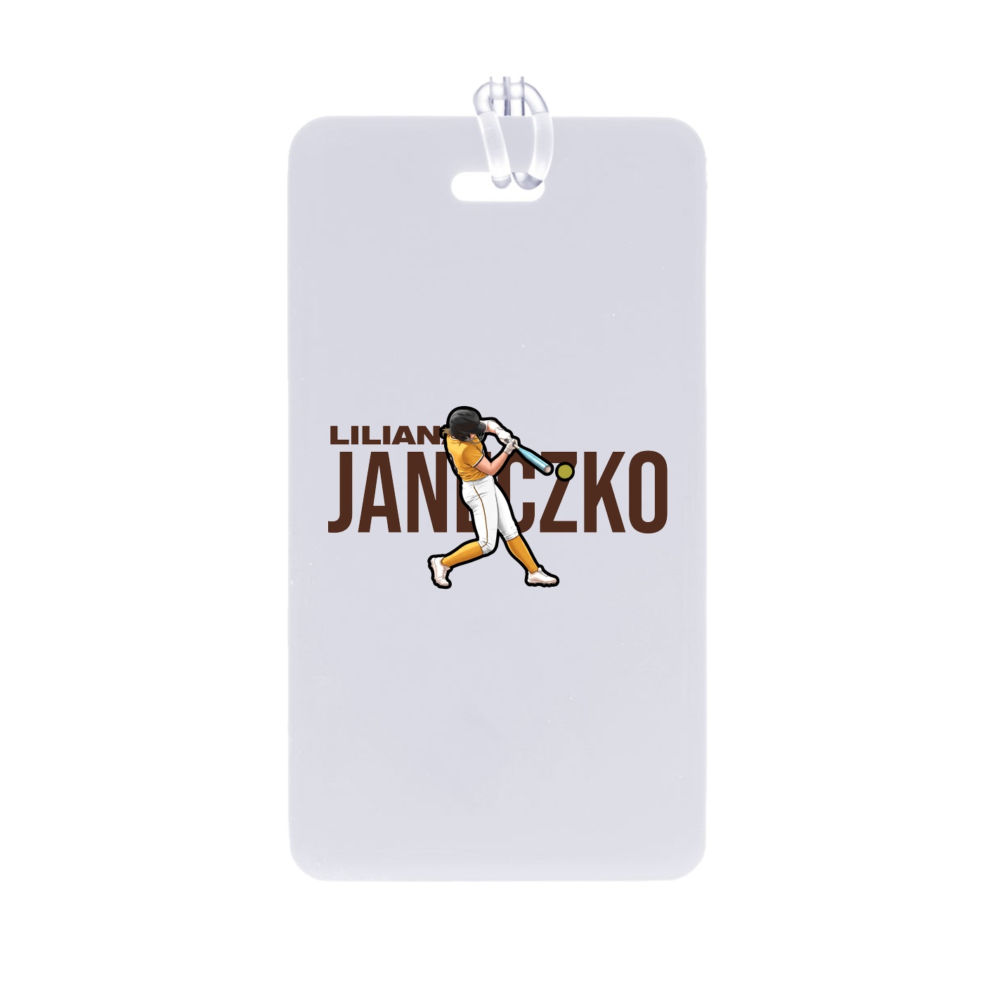 Bag Tag — Player Name in Classic