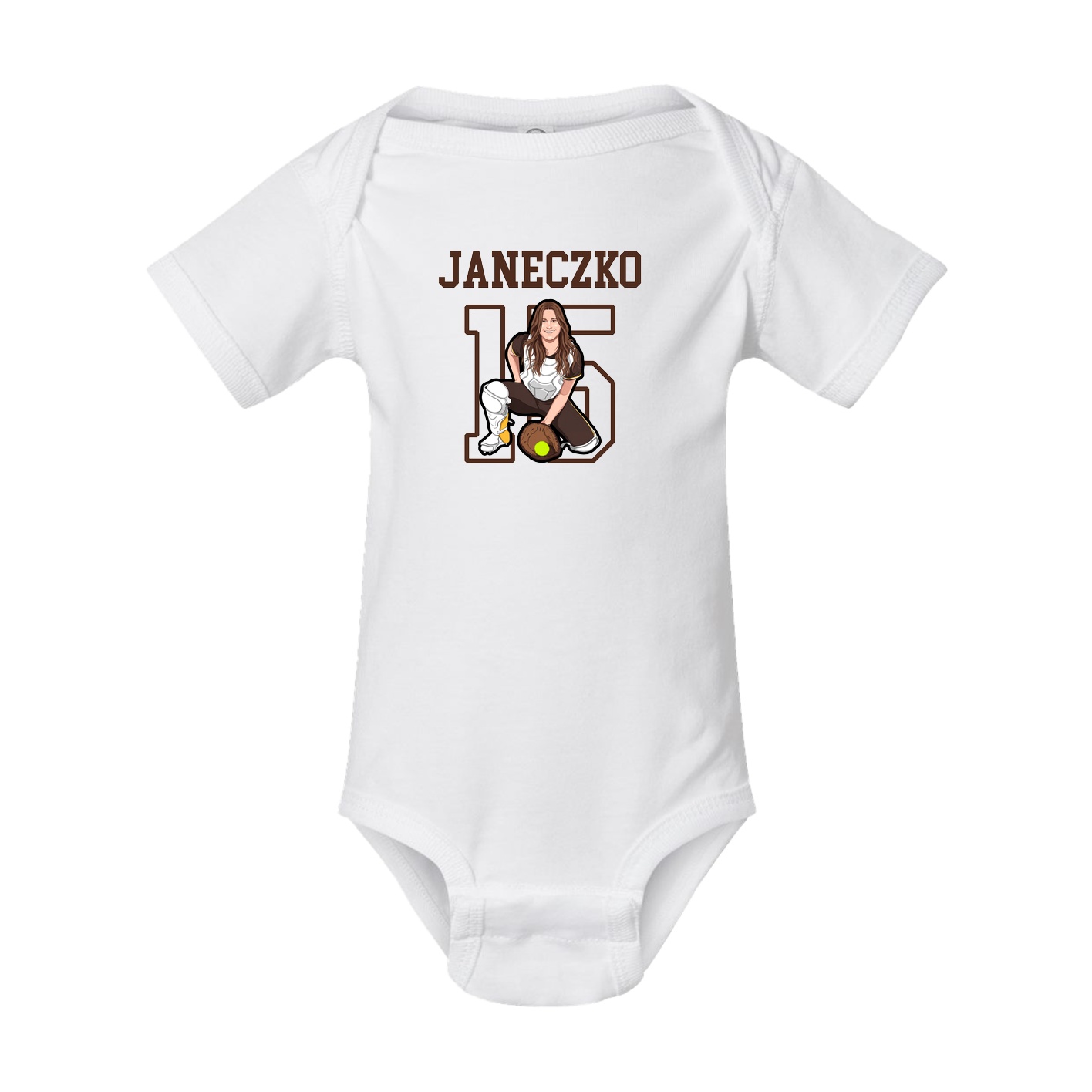 Baby Onesie — Shirsey in White
