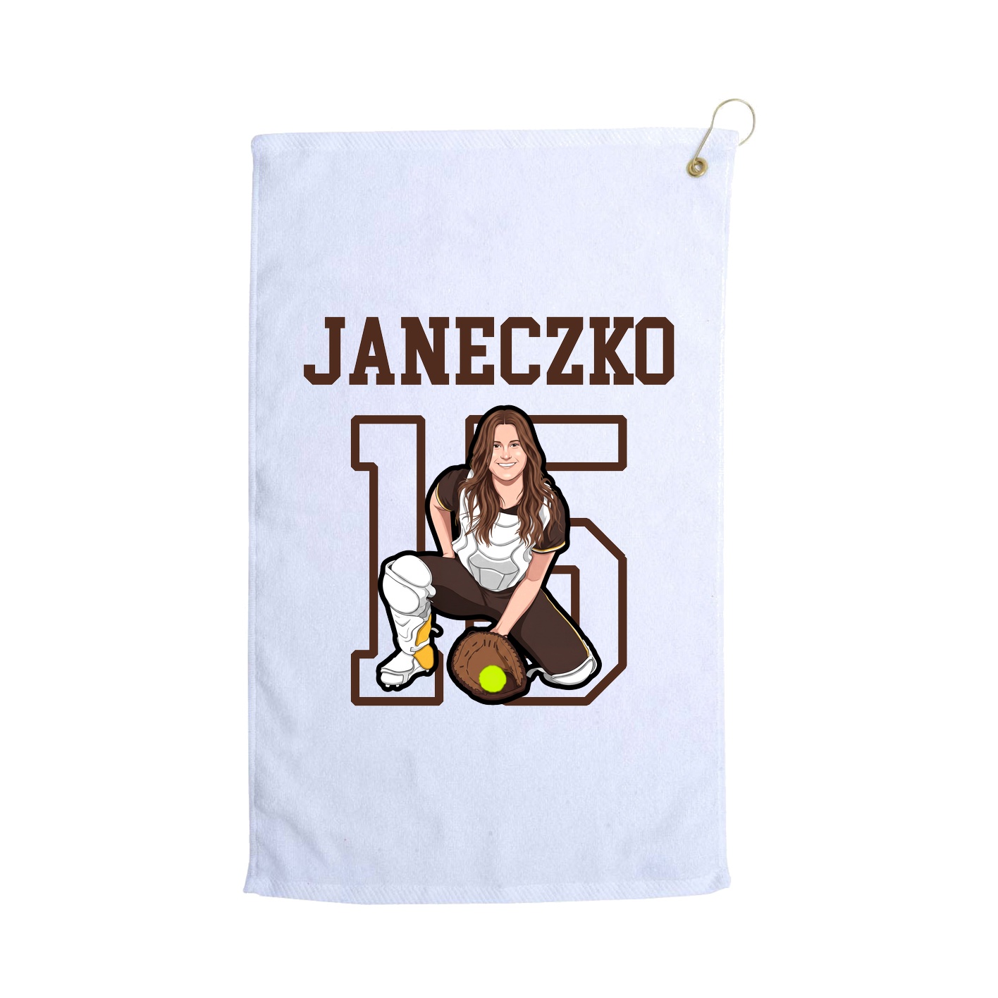 Golf Towel — Shirsey in White