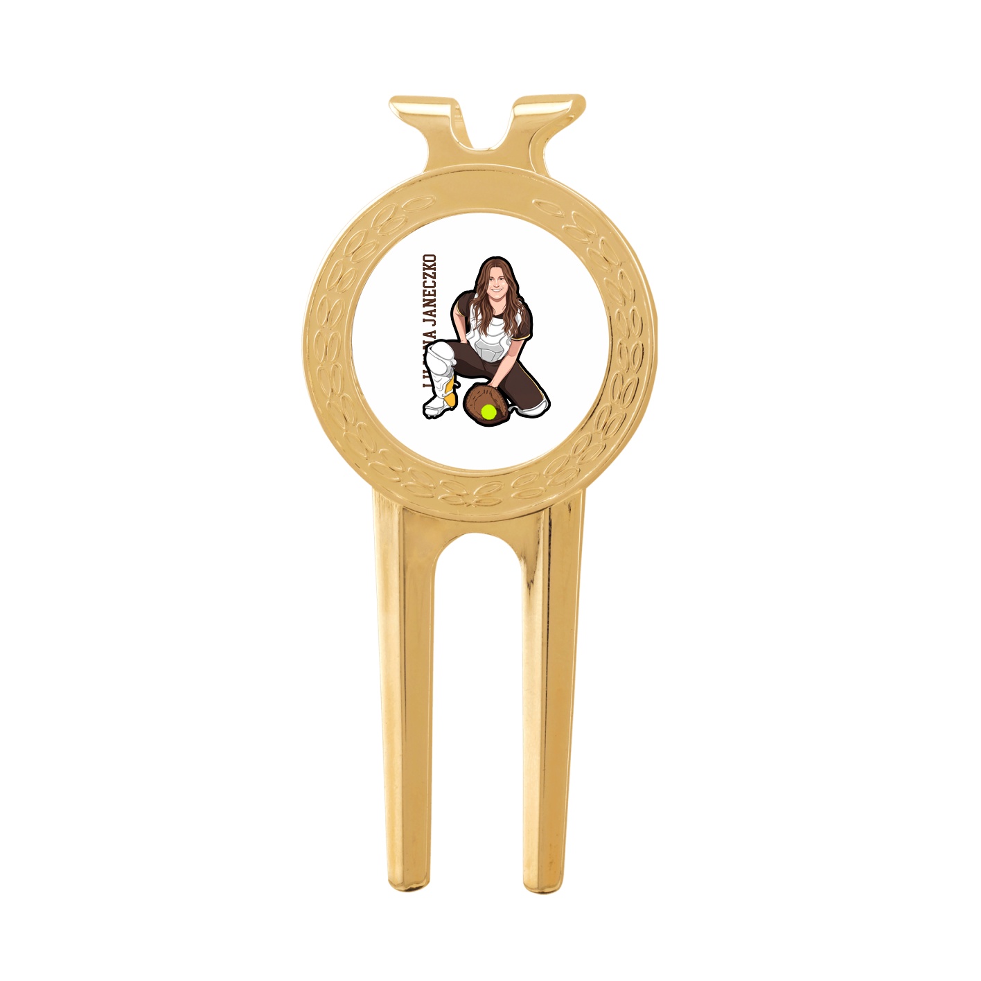 Divot Tool with Ball Marker — Name Vertical in Classic