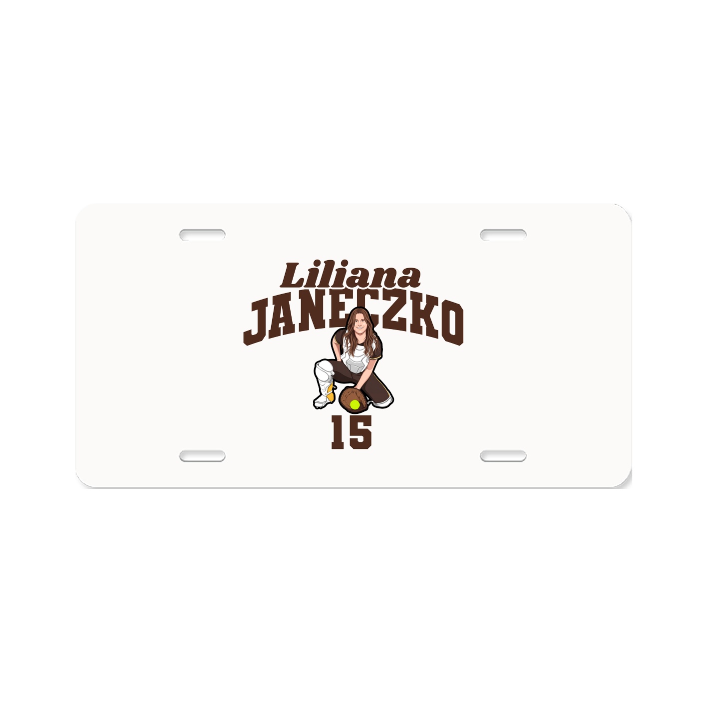 License Plate — Signature Arch in Classic