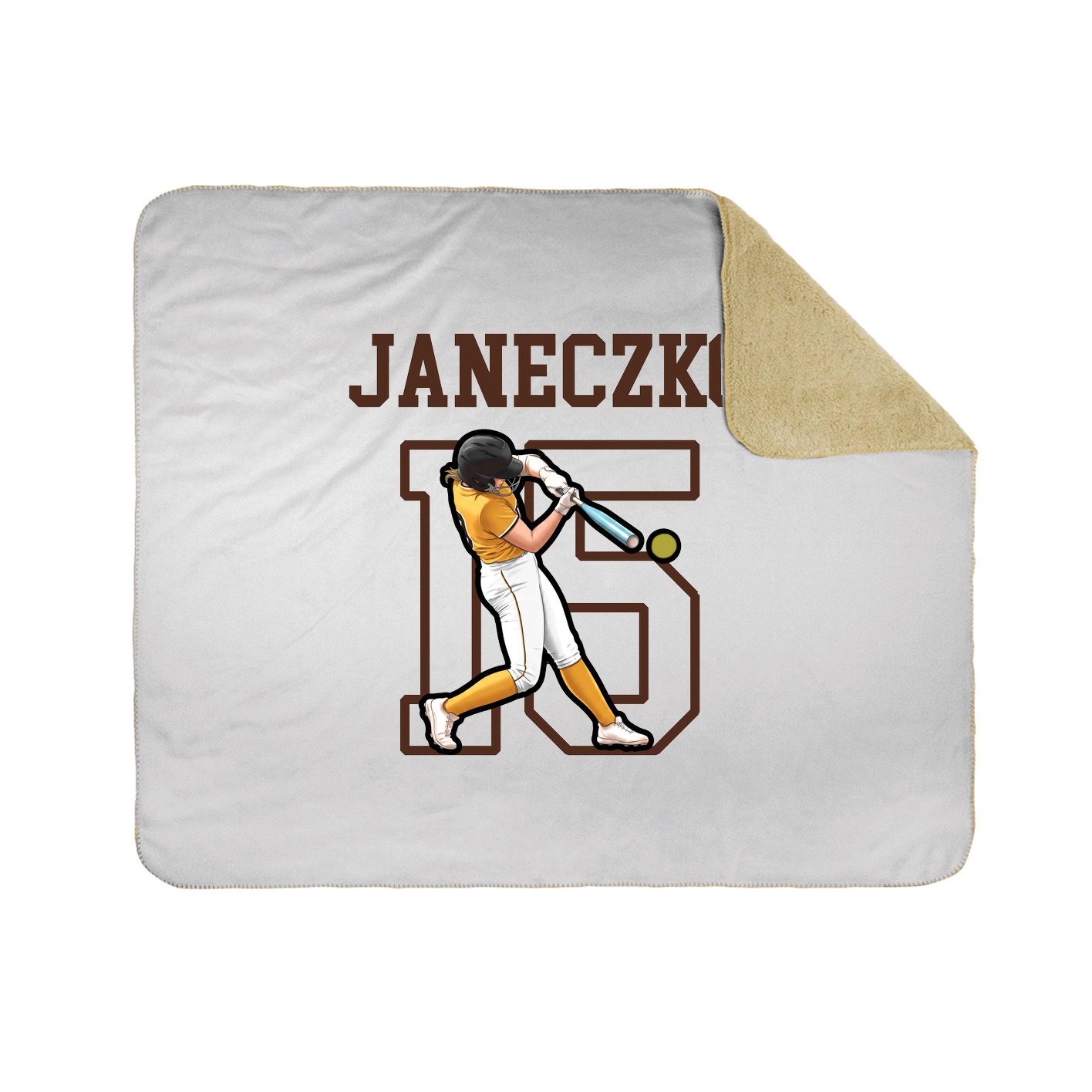 Throw Blanket — Shirsey in White