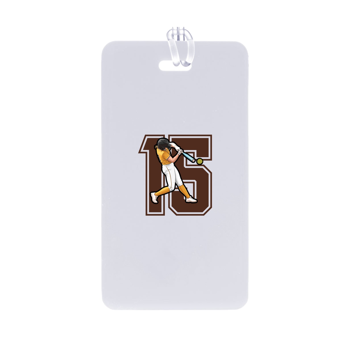 Bag Tag — Number in Classic