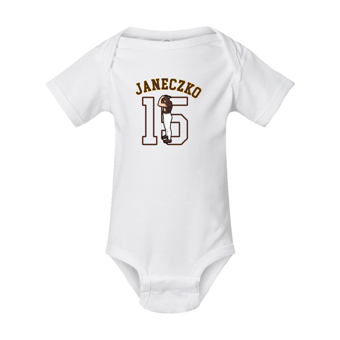 Baby Onesie — Shirsey Arch in White