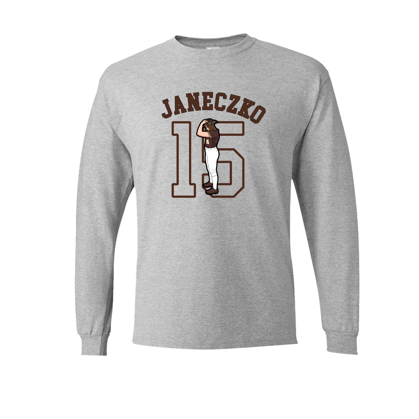 Long Sleeve Tee — Shirsey Arch in Grey