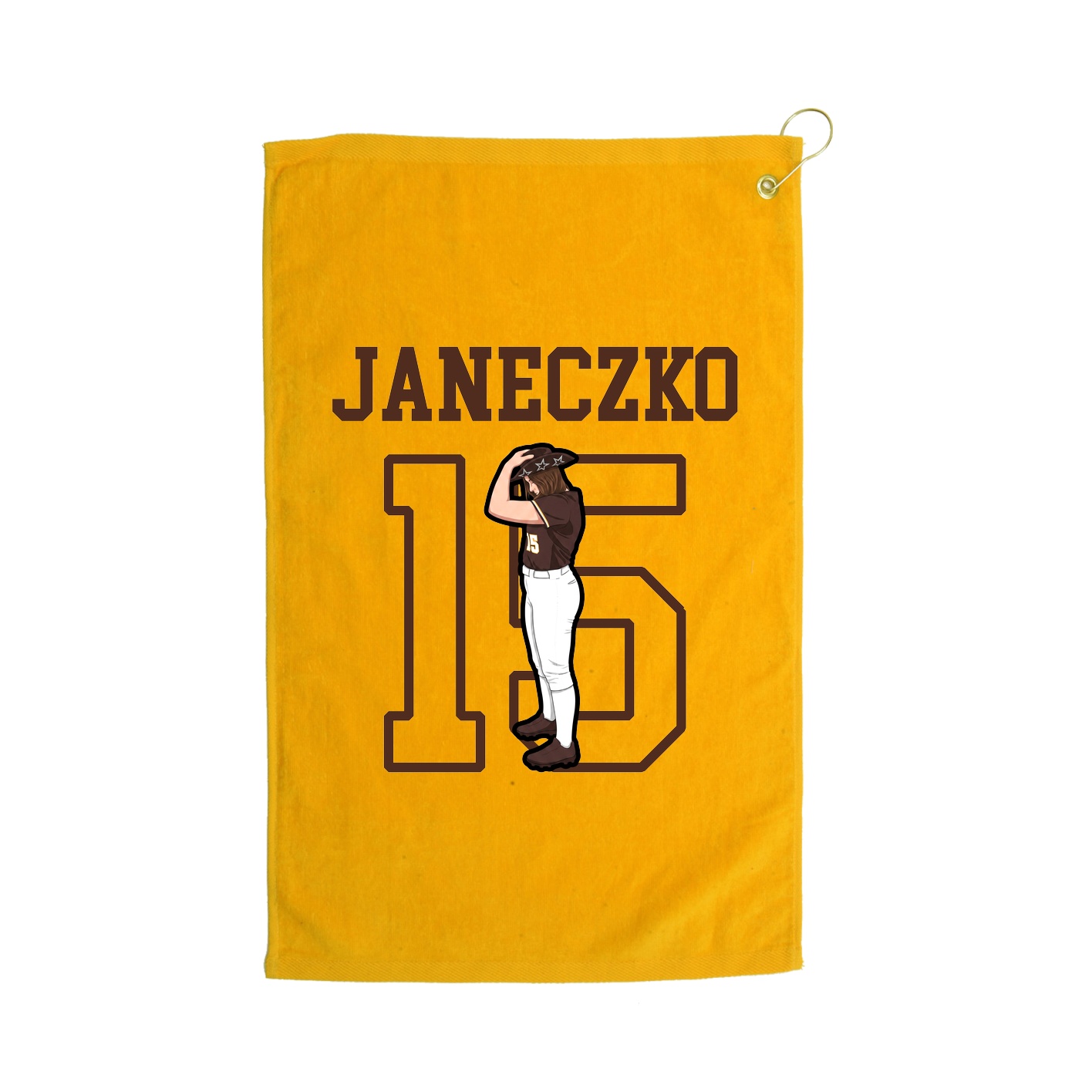 Golf Towel — Shirsey in Gold