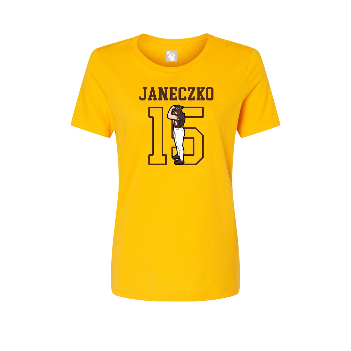 Fitted Women's Tee — Shirsey in Gold