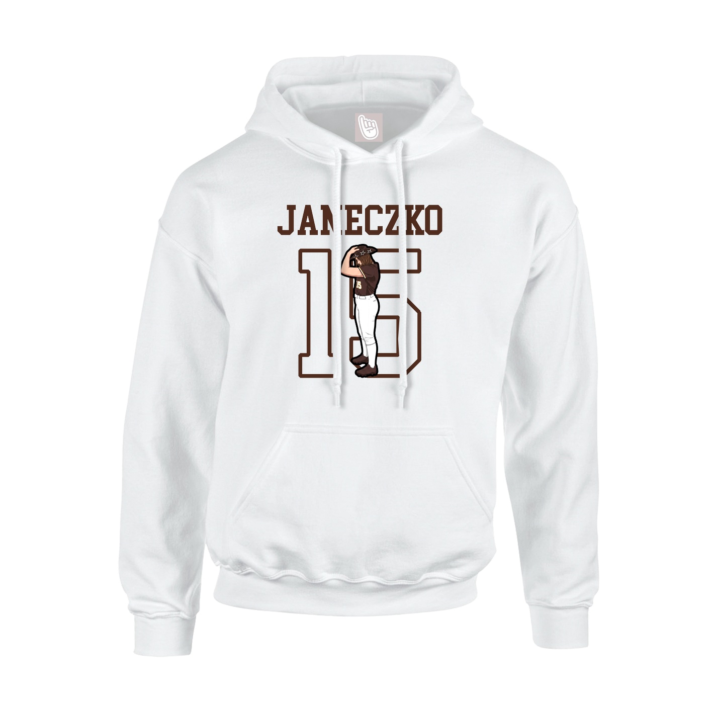 Hoodie — Shirsey in White