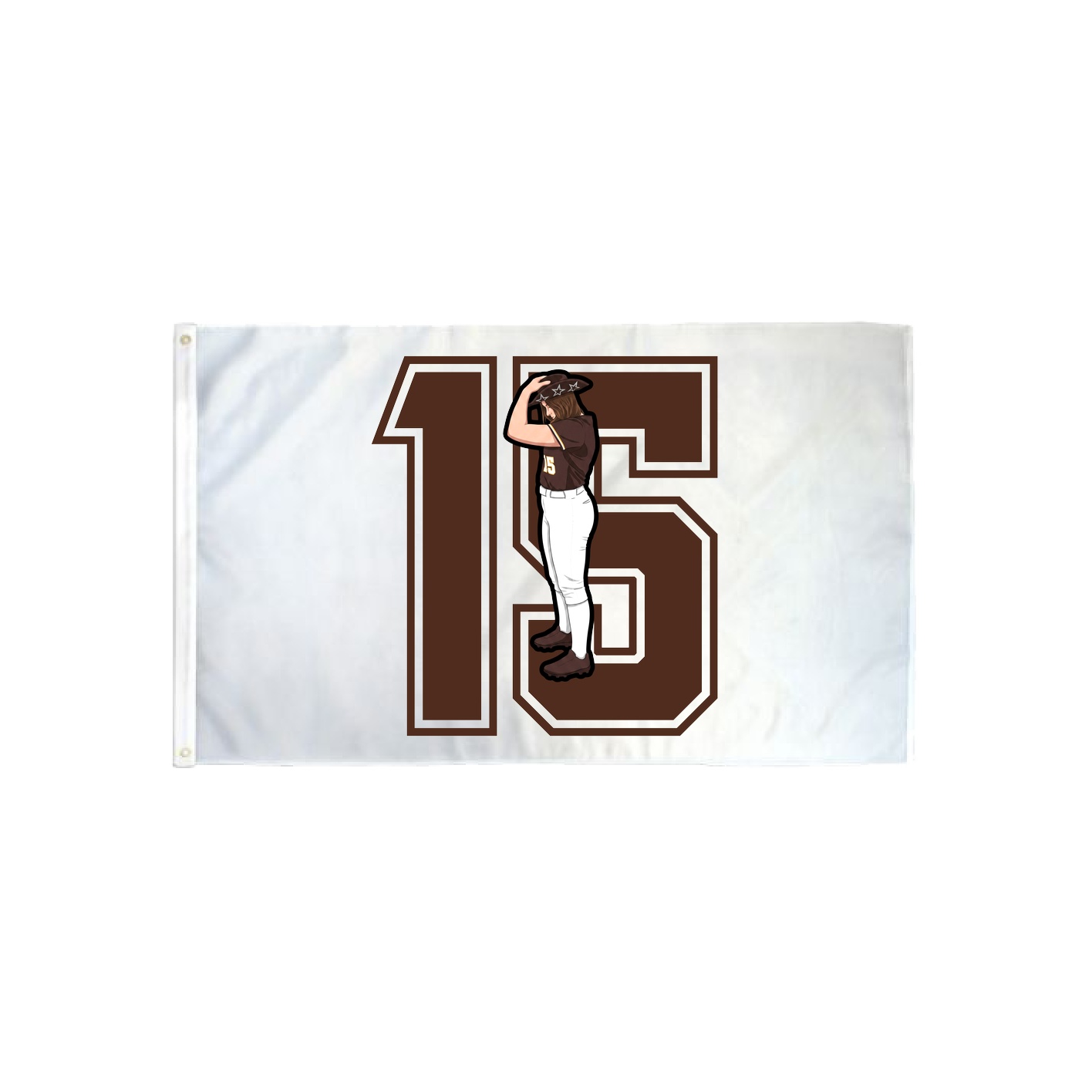3x5 Flag — Number in Classic