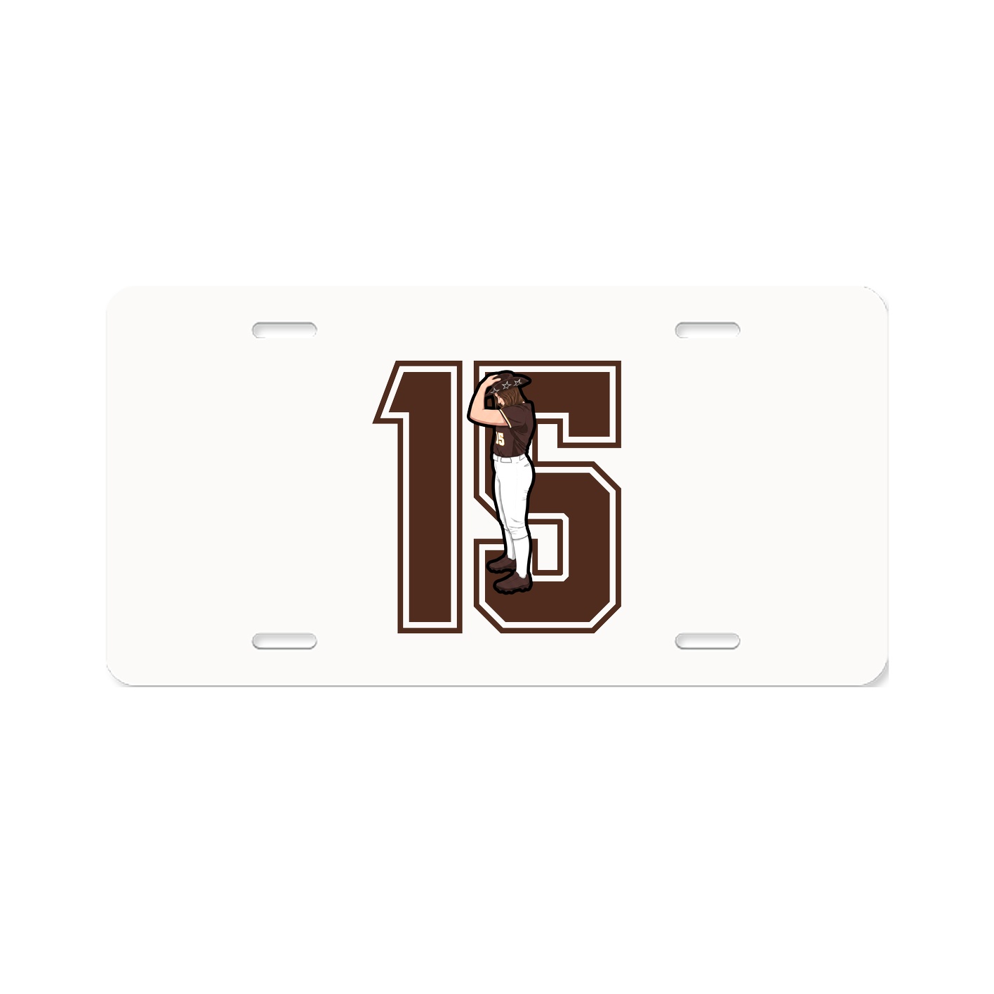License Plate — Number in Classic