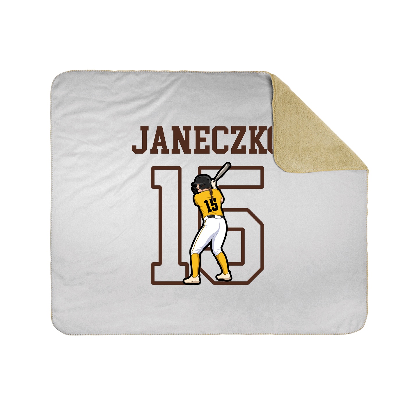 Throw Blanket — Shirsey in White