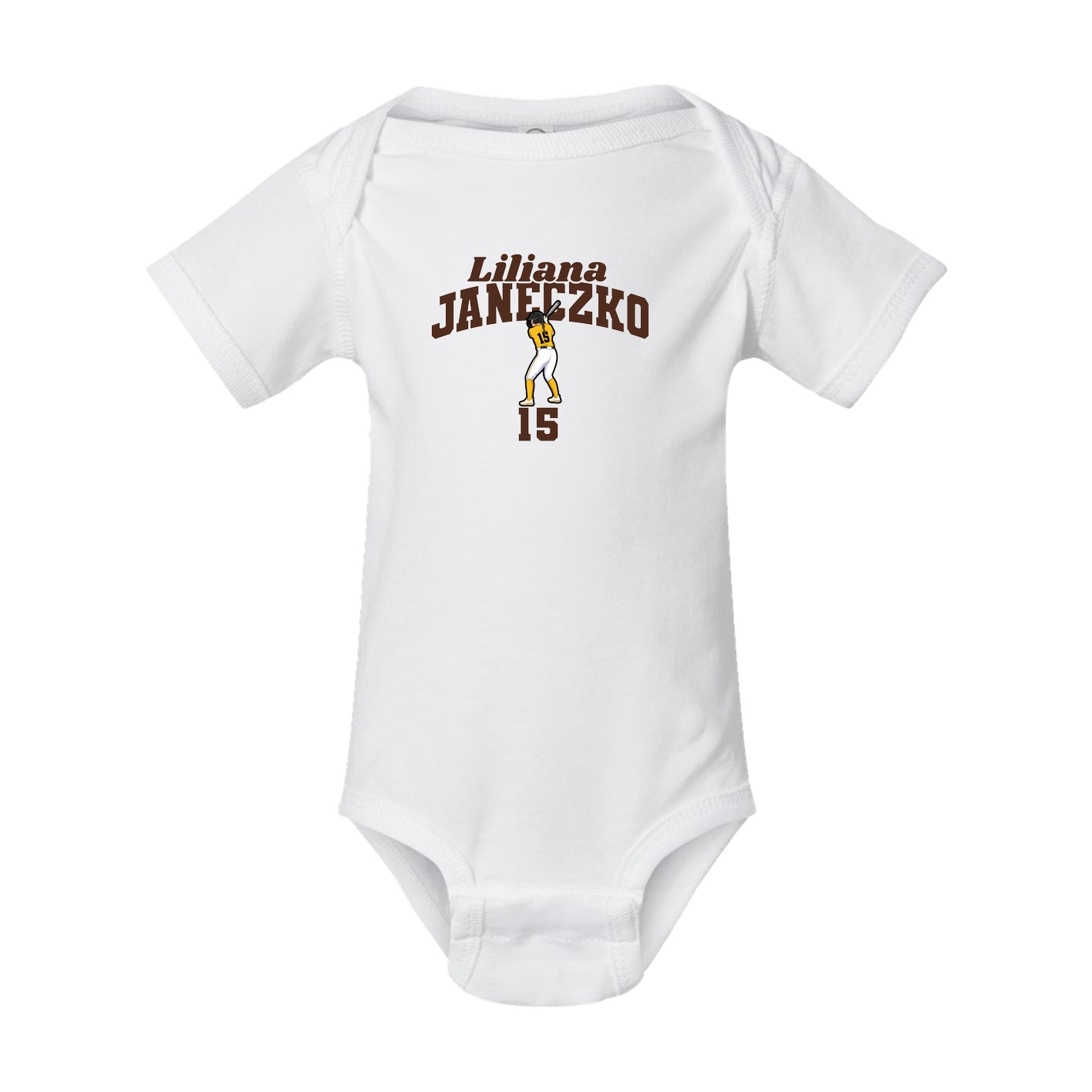 Baby Onesie — Signature Arch in White