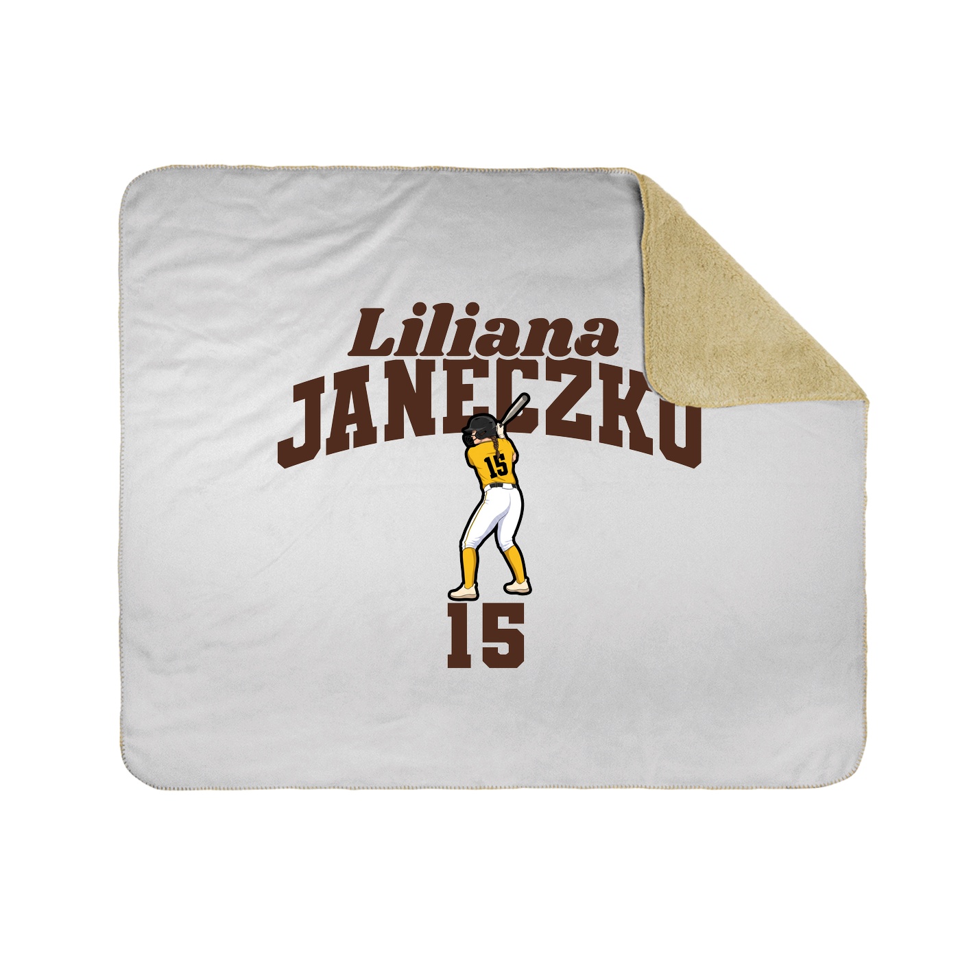Throw Blanket — Signature Arch in White