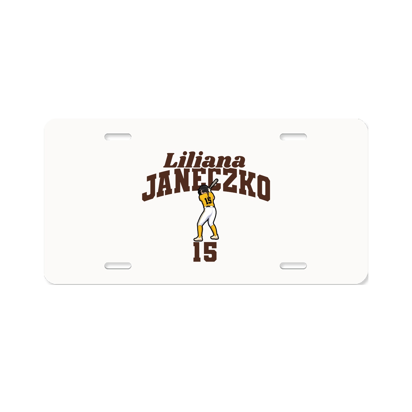 License Plate — Signature Arch in Classic