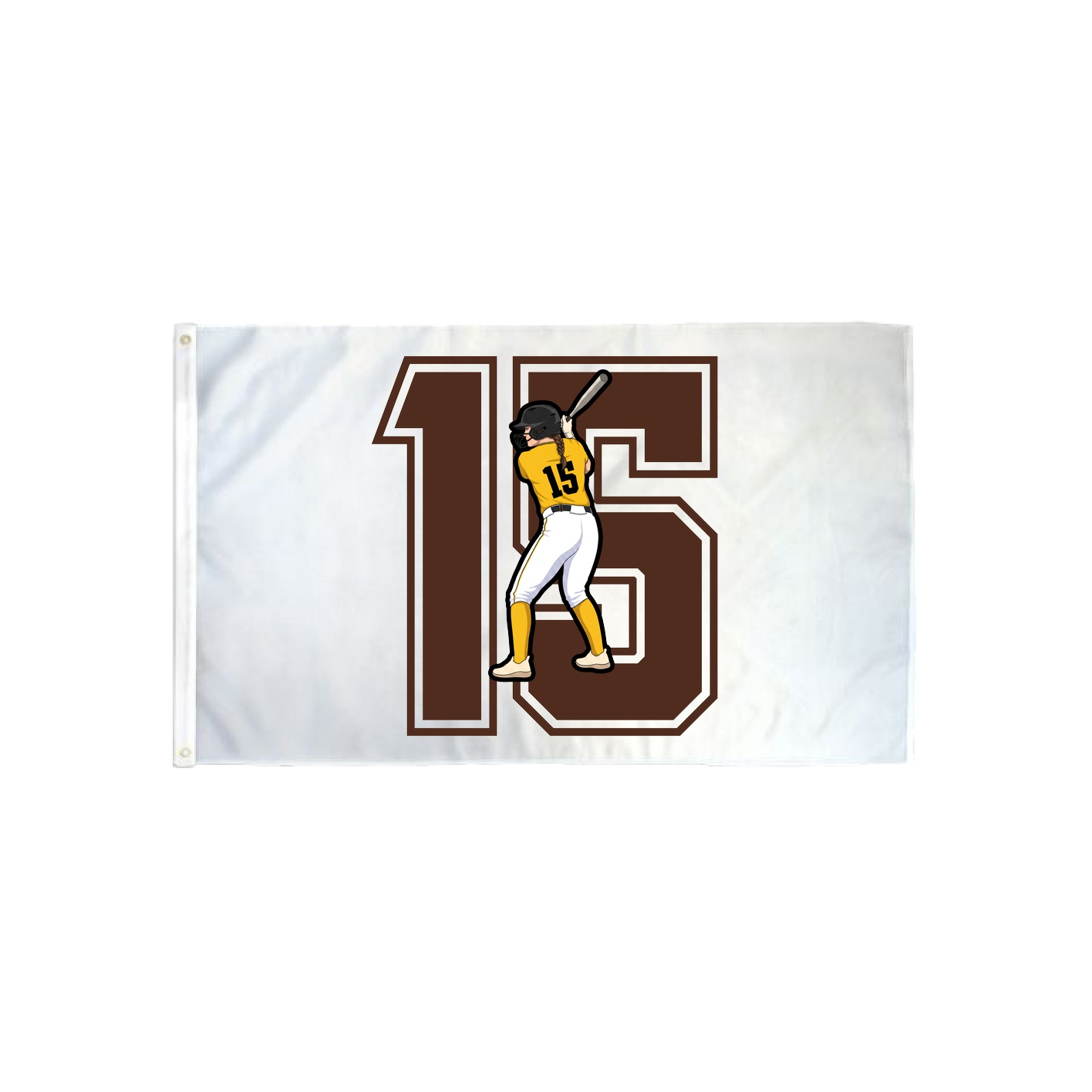 3x5 Flag — Number in Classic