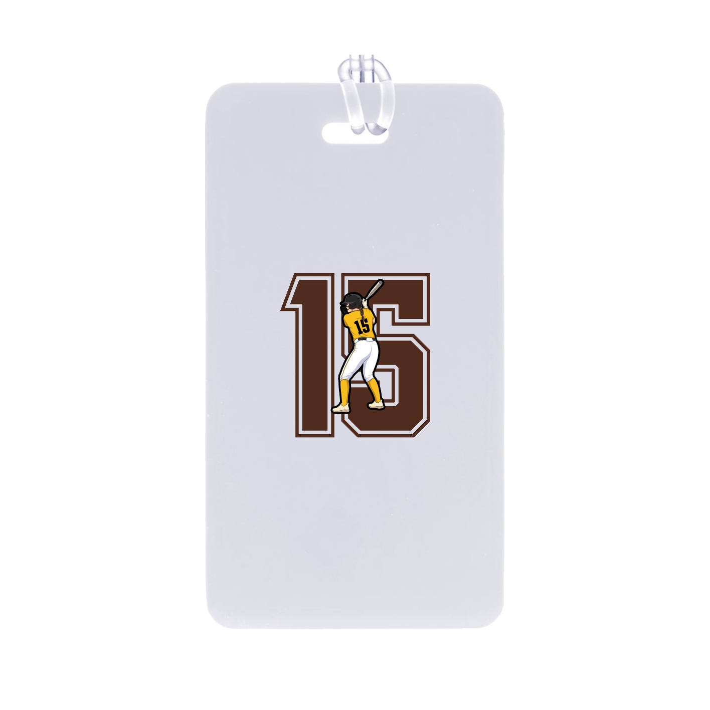 Bag Tag — Number in Classic