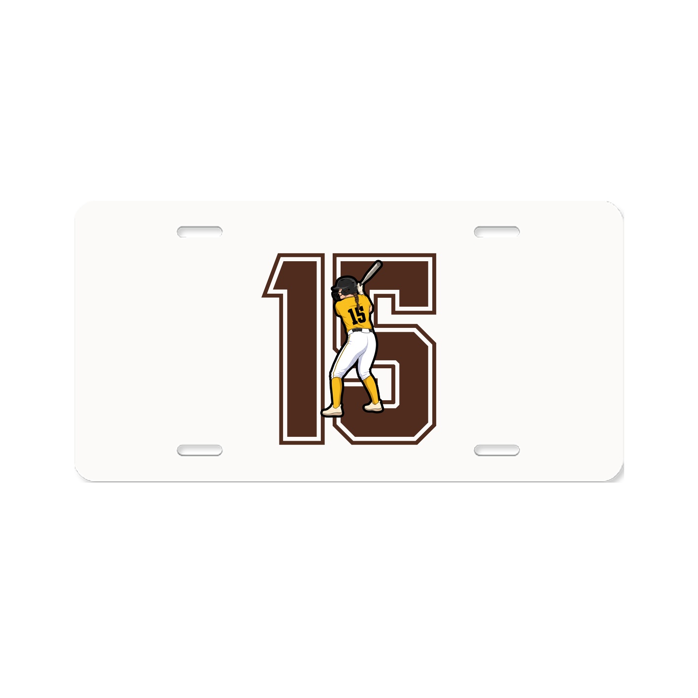 License Plate — Number in Classic