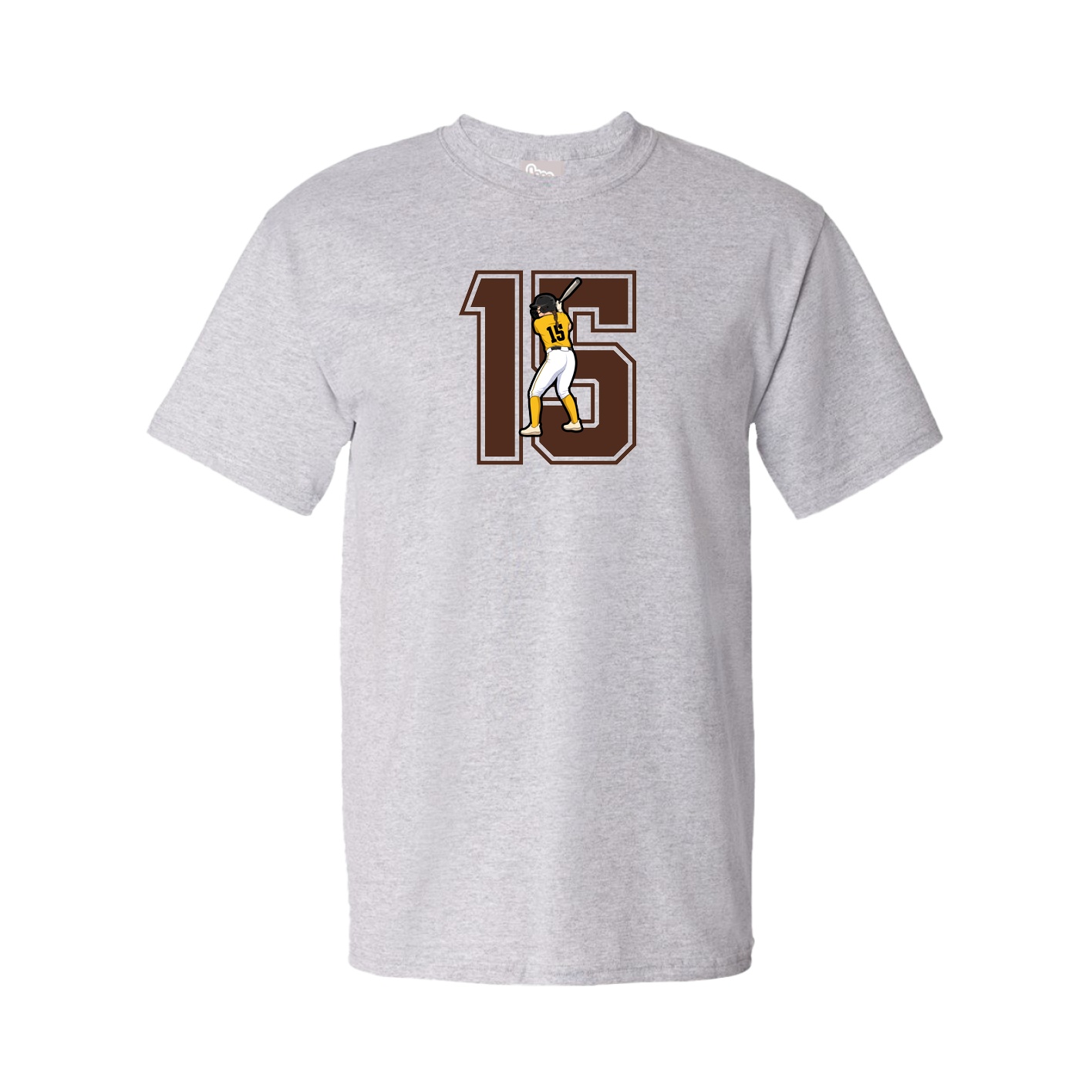 Youth Tee — Number in Grey