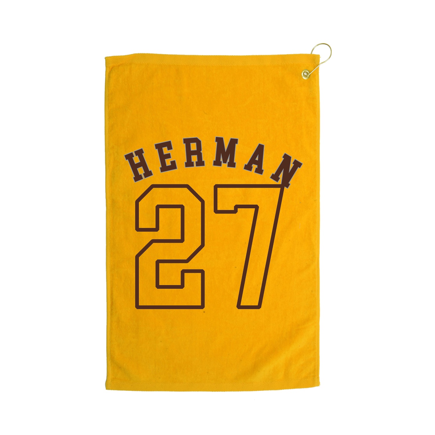 Golf Towel — Shirsey Arch in Gold