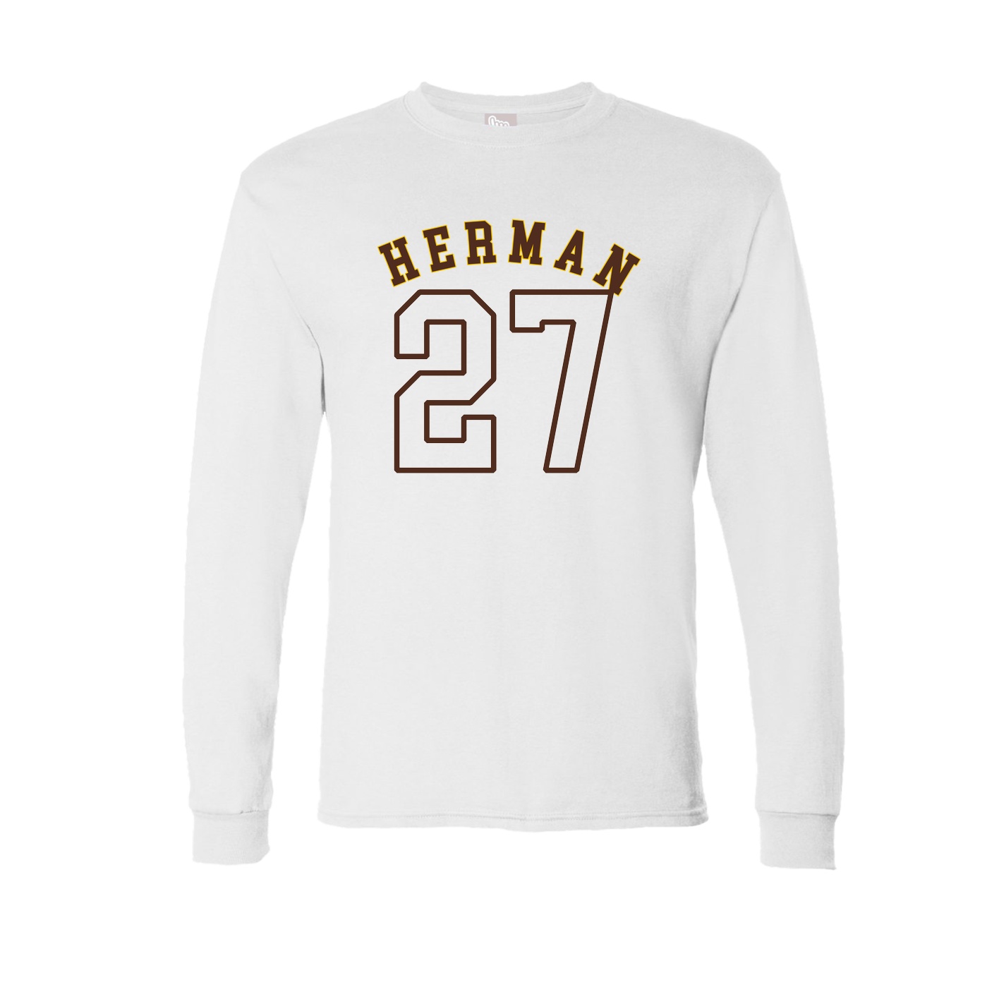 Long Sleeve Tee — Shirsey Arch in White