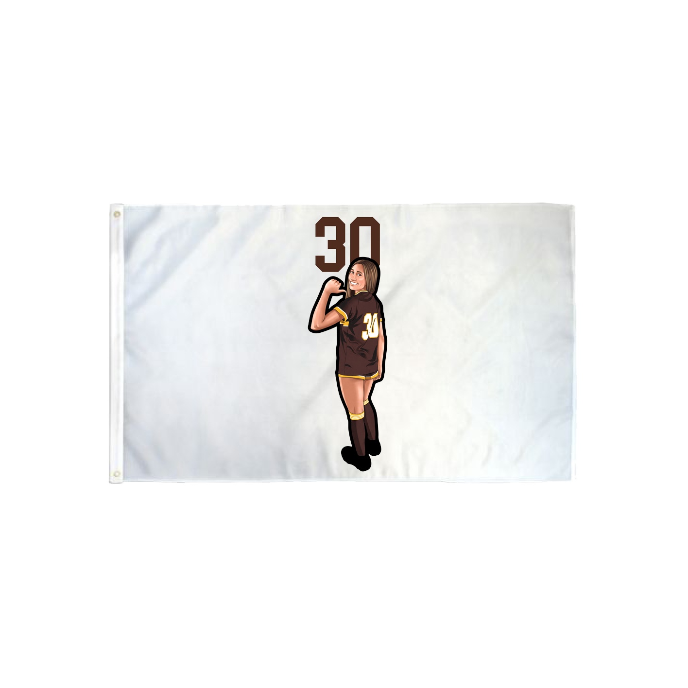 3x5 Flag — Number Top in Classic