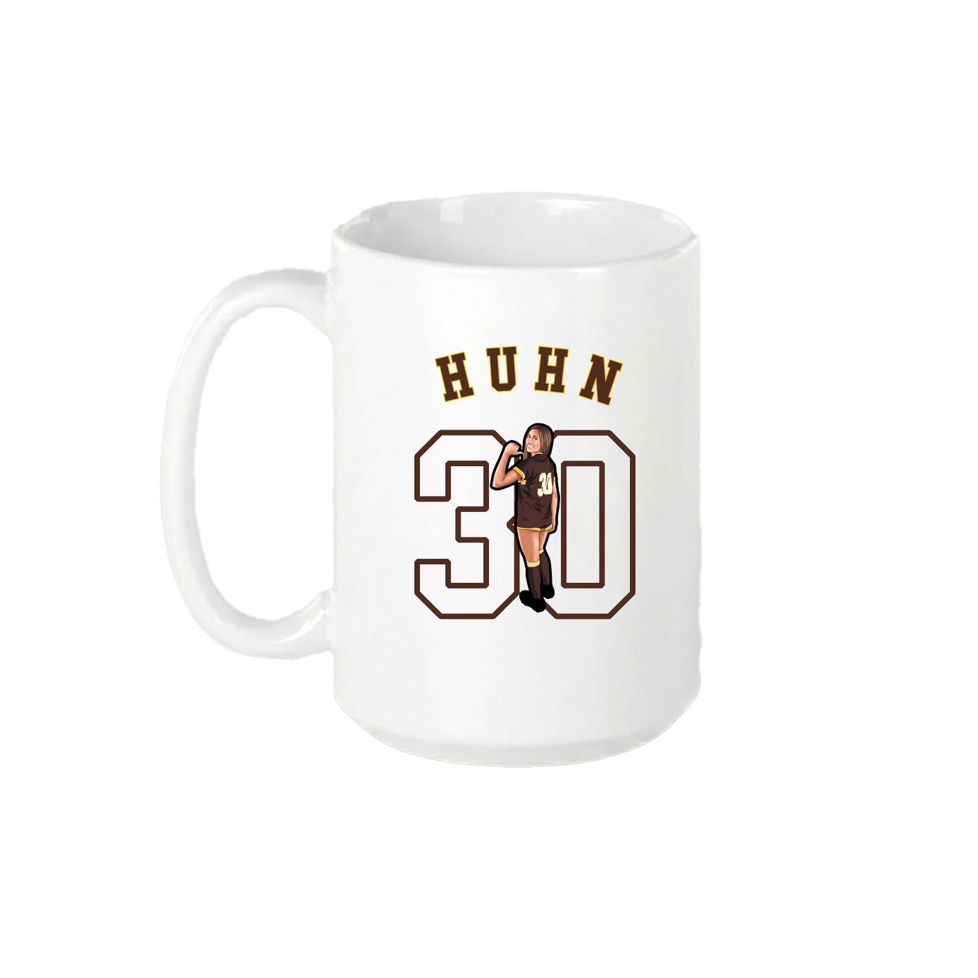 15oz Coffee Mug — Shirsey Arch in White