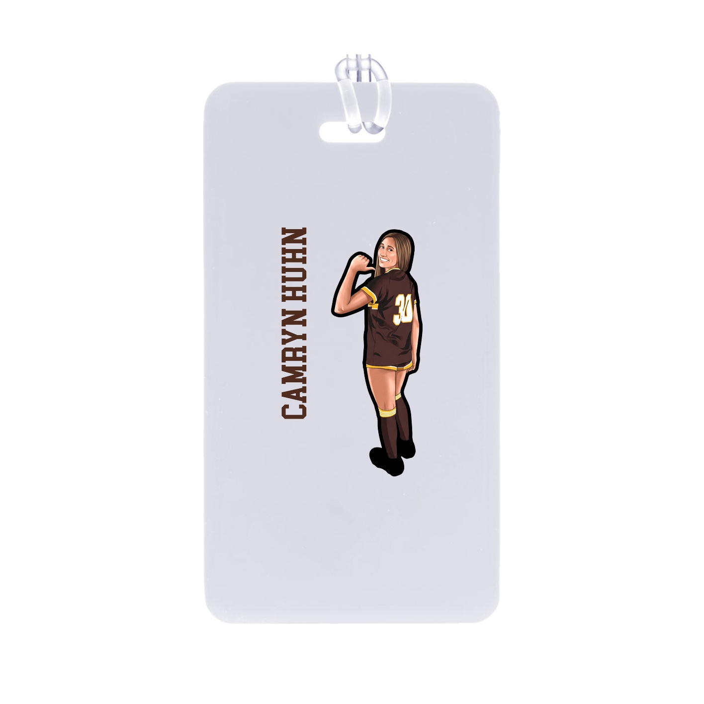Bag Tag — Name Vertical in Classic