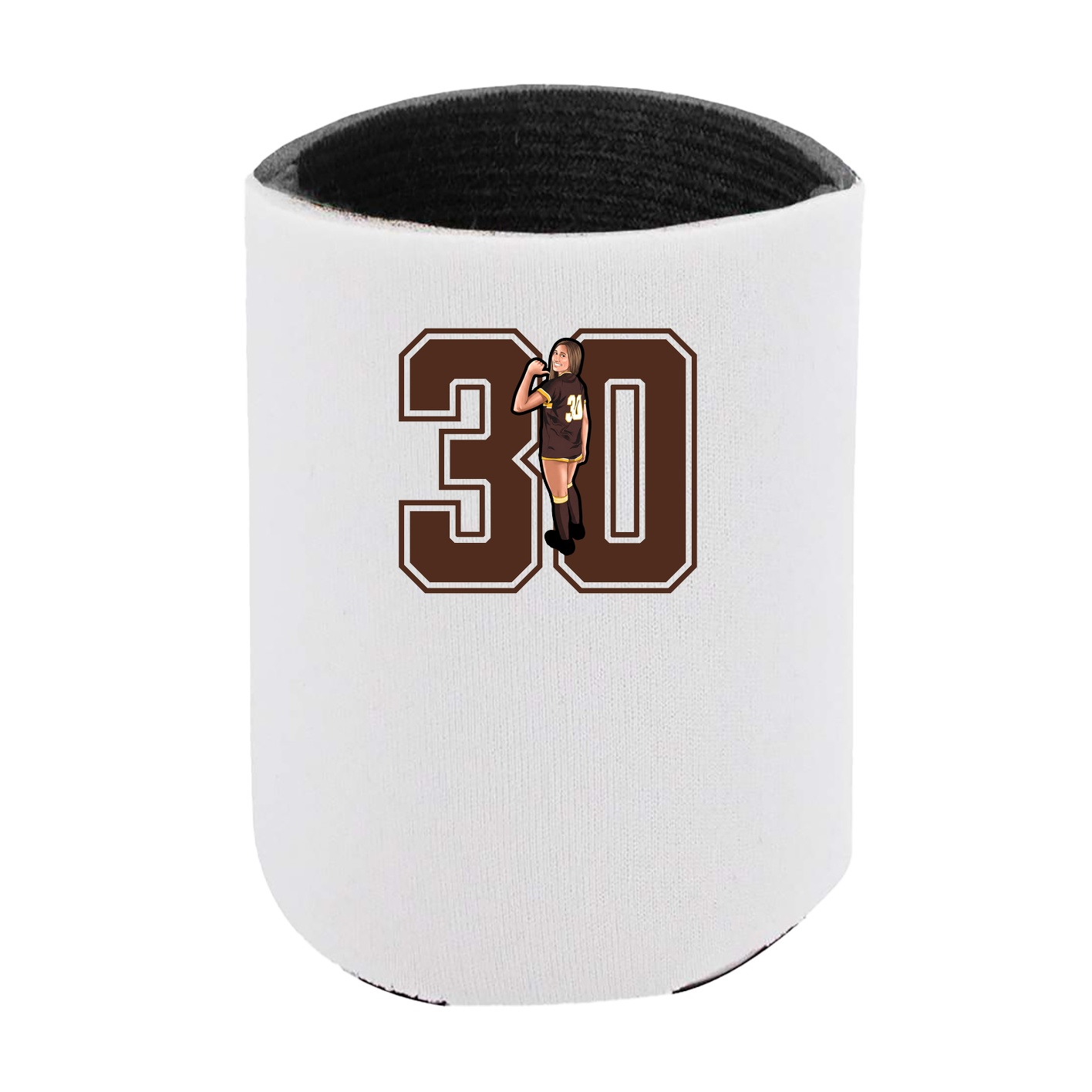 Can Holder — Number in White