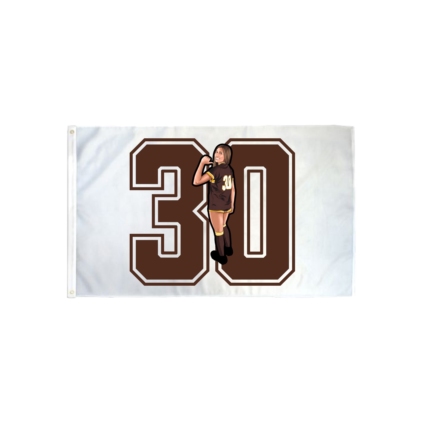 3x5 Flag — Number in Classic