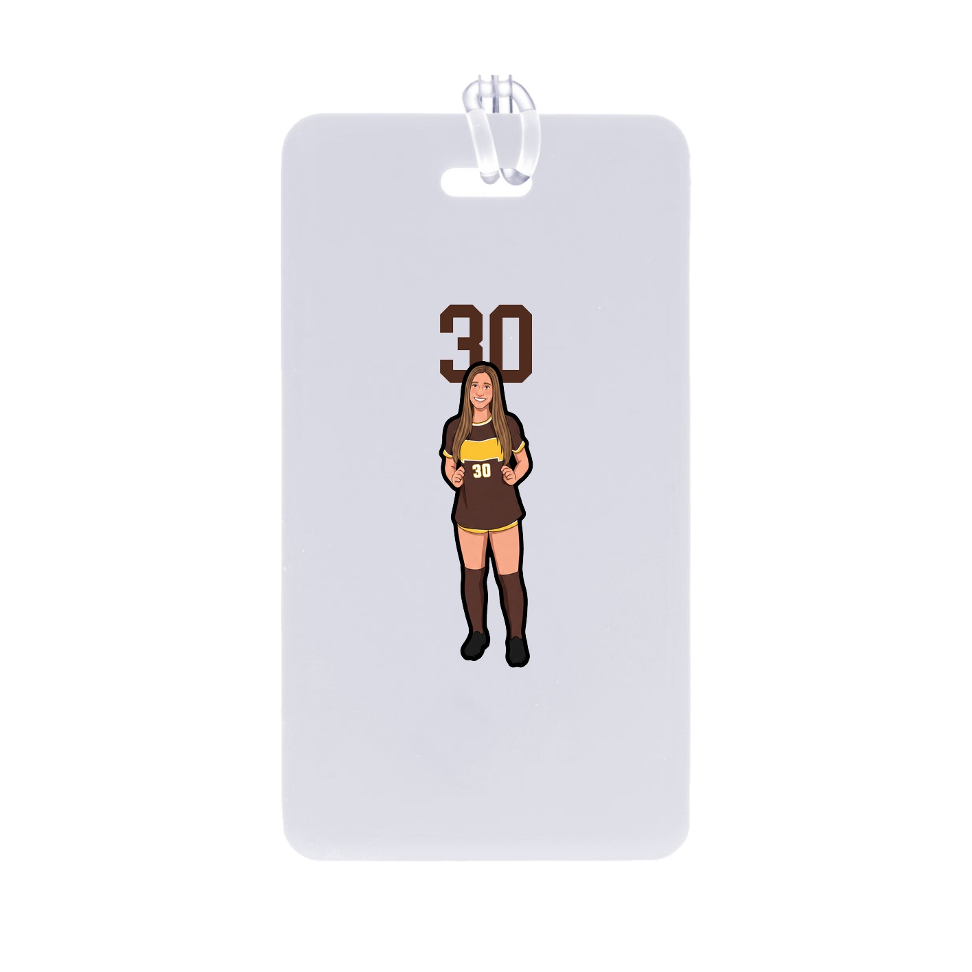 Bag Tag — Number Top in Classic