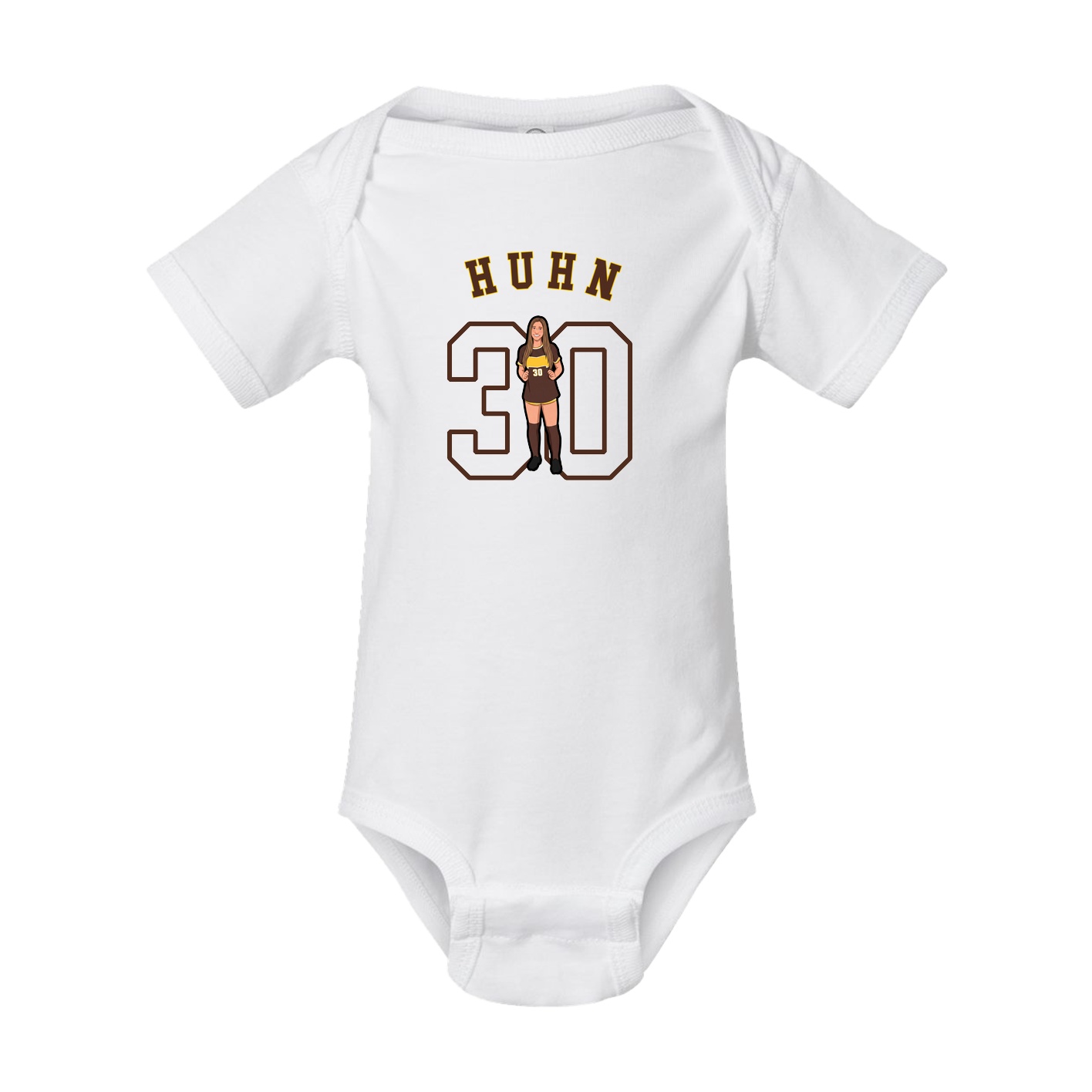 Baby Onesie — Shirsey Arch in White