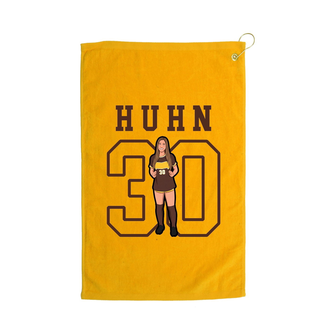 Golf Towel — Shirsey in Gold