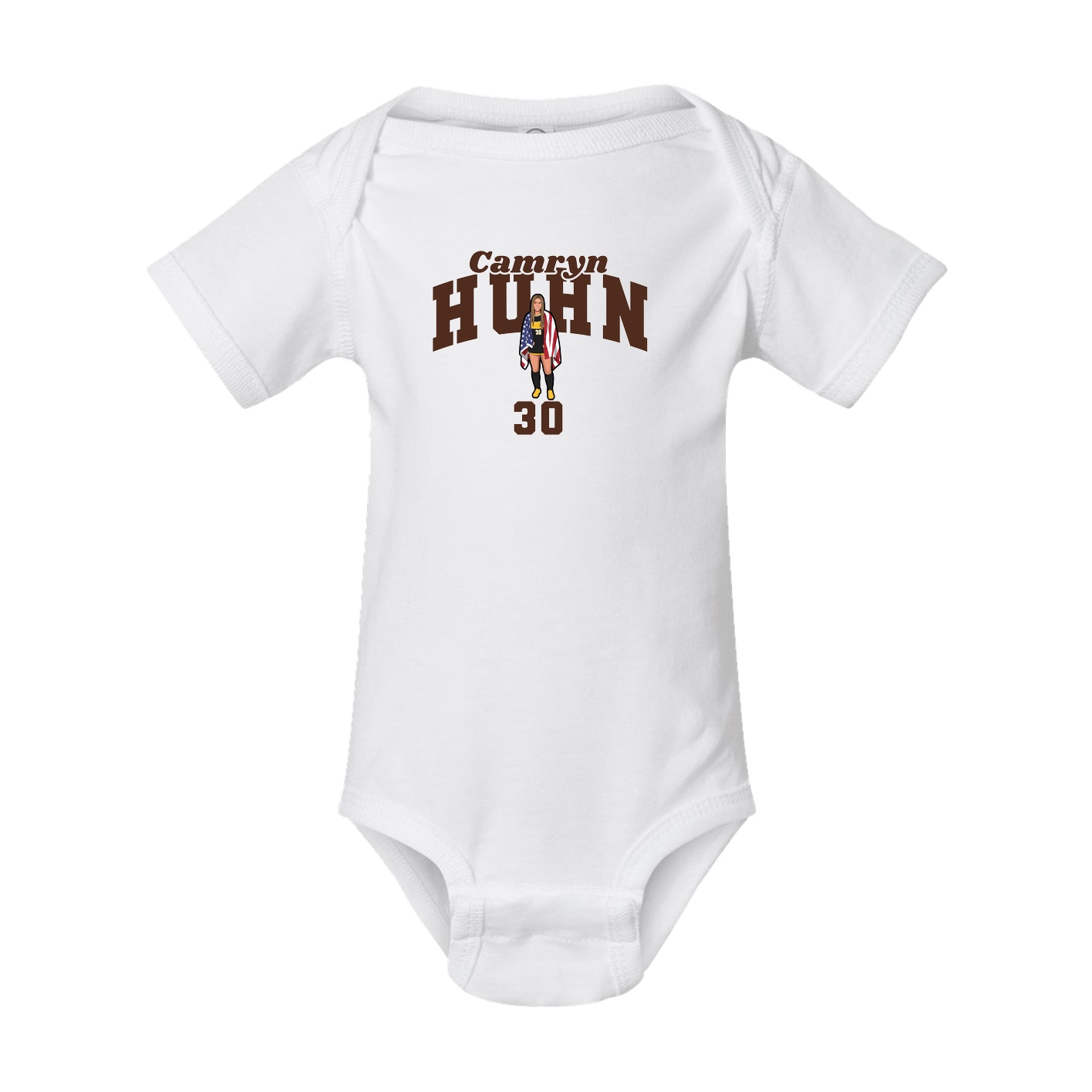 Baby Onesie — Signature Arch in White