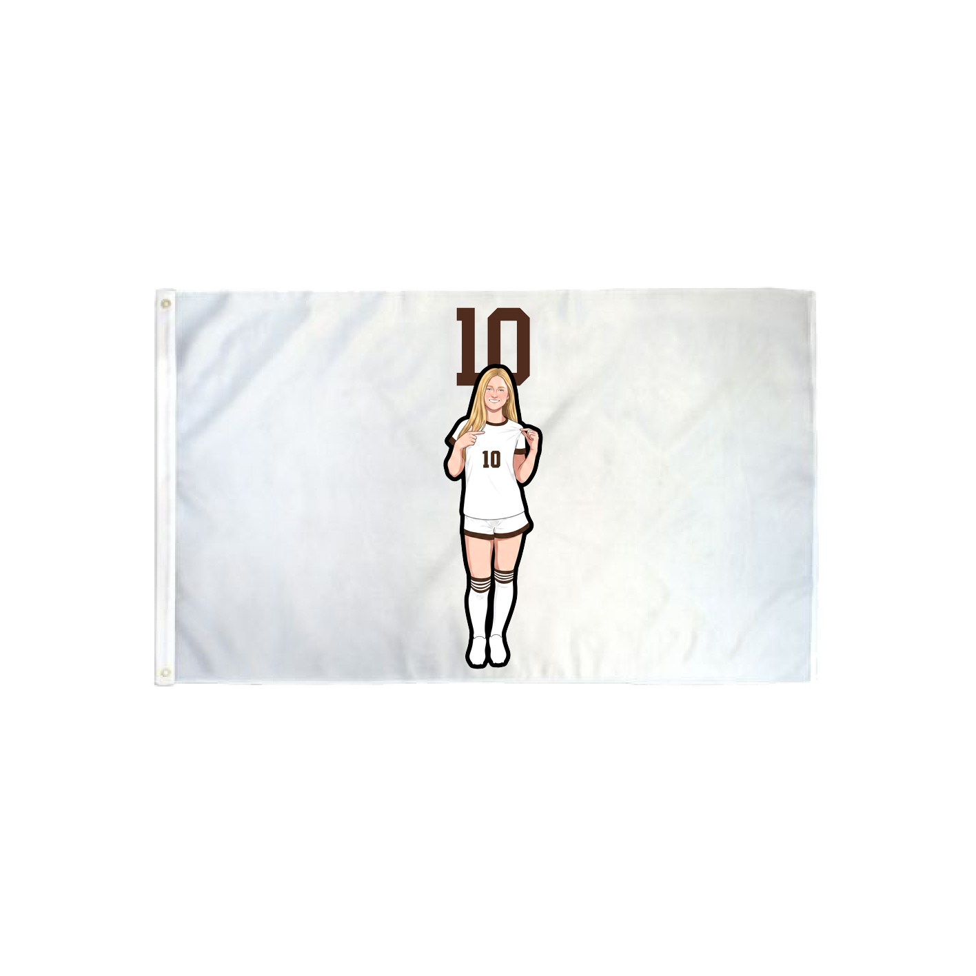 3x5 Flag — Number Top in Classic