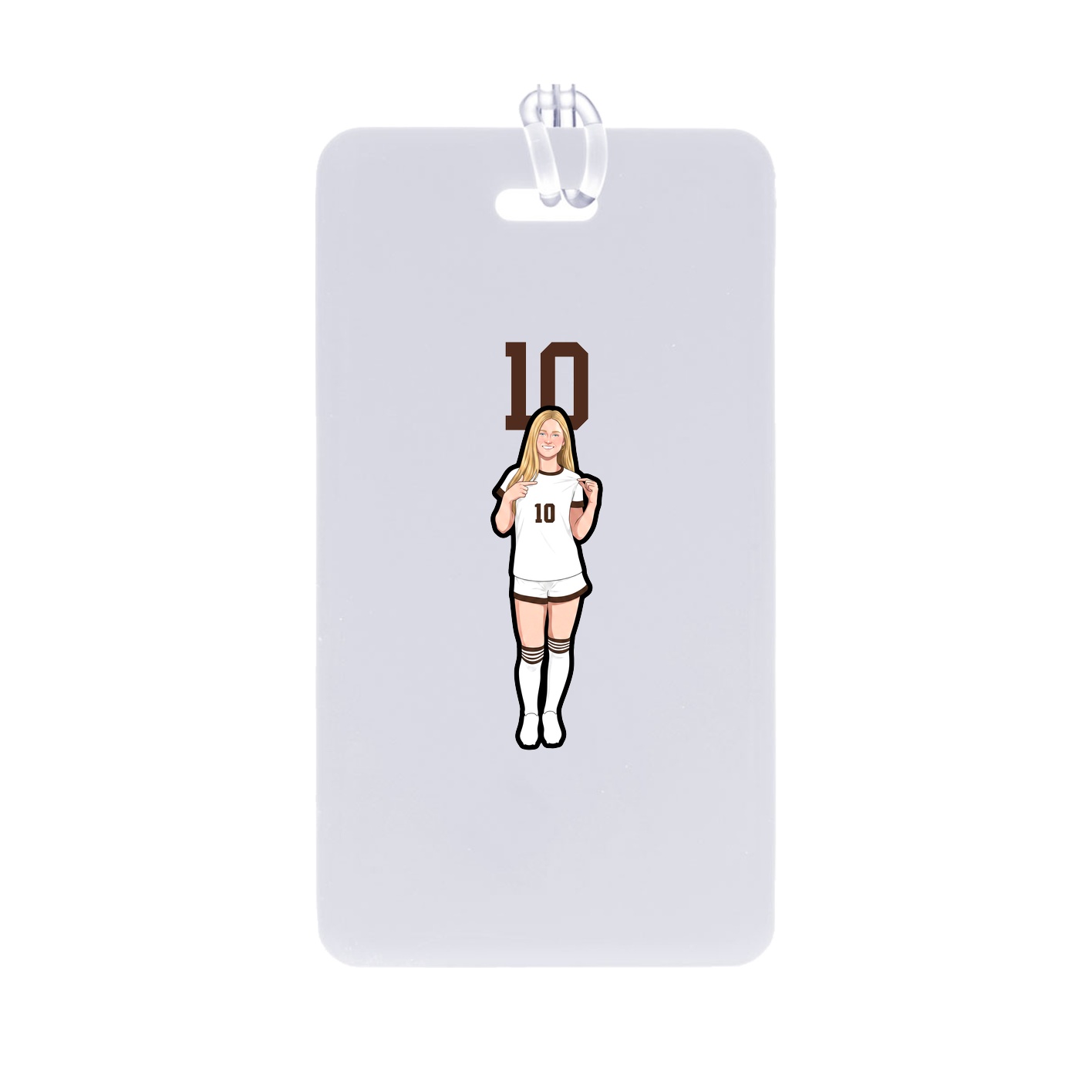 Bag Tag — Number Top in Classic
