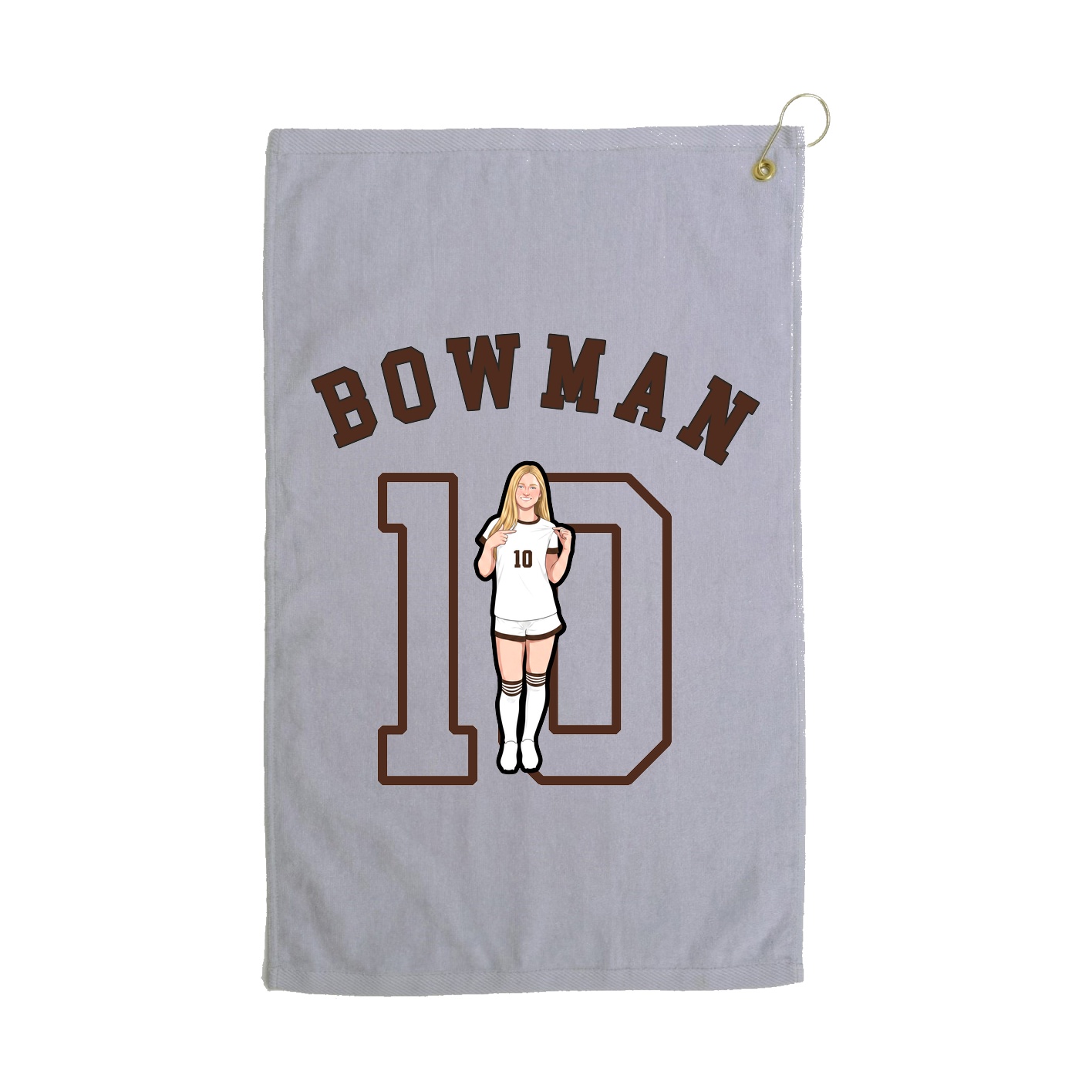 Golf Towel — Shirsey Arch in Grey
