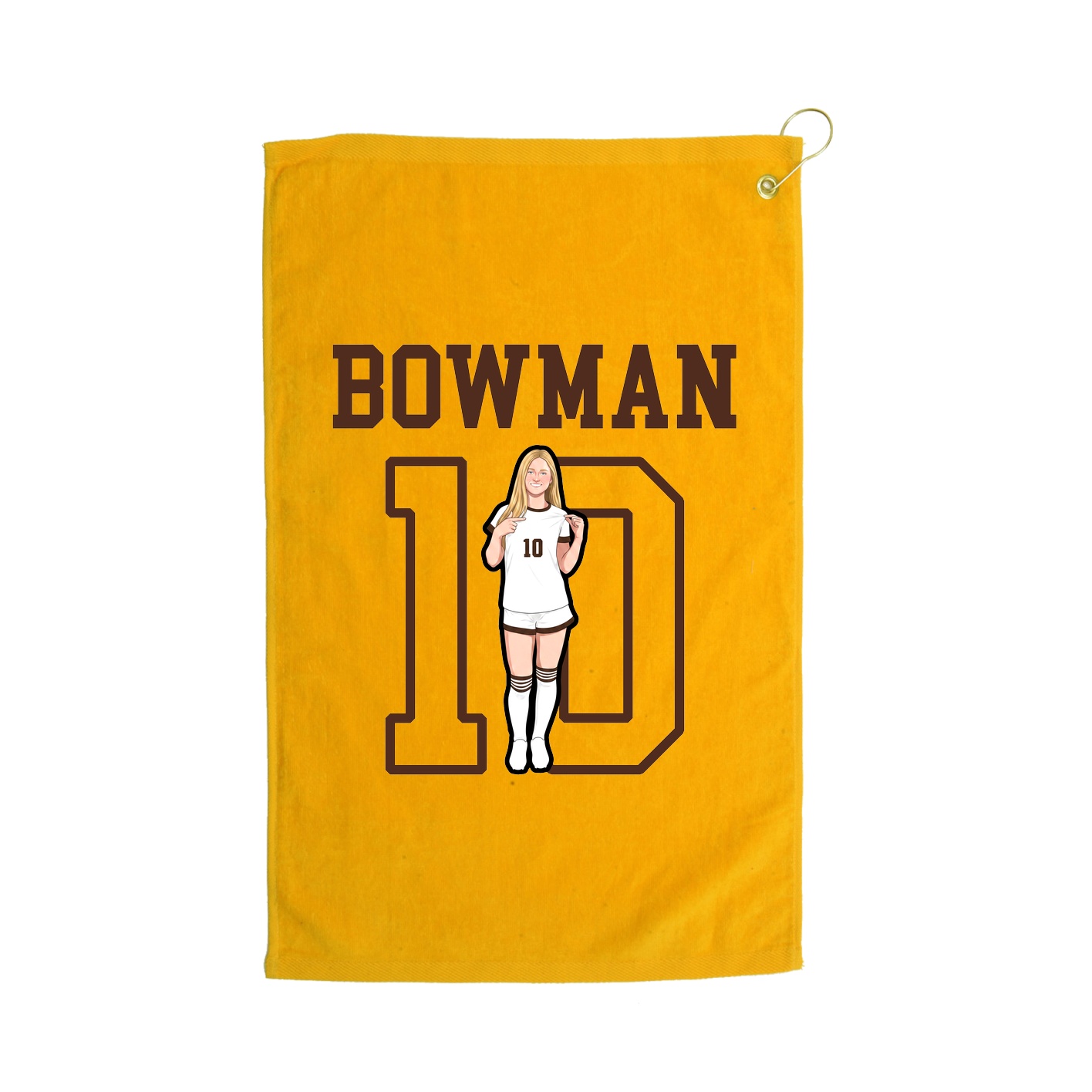 Golf Towel — Shirsey in Gold