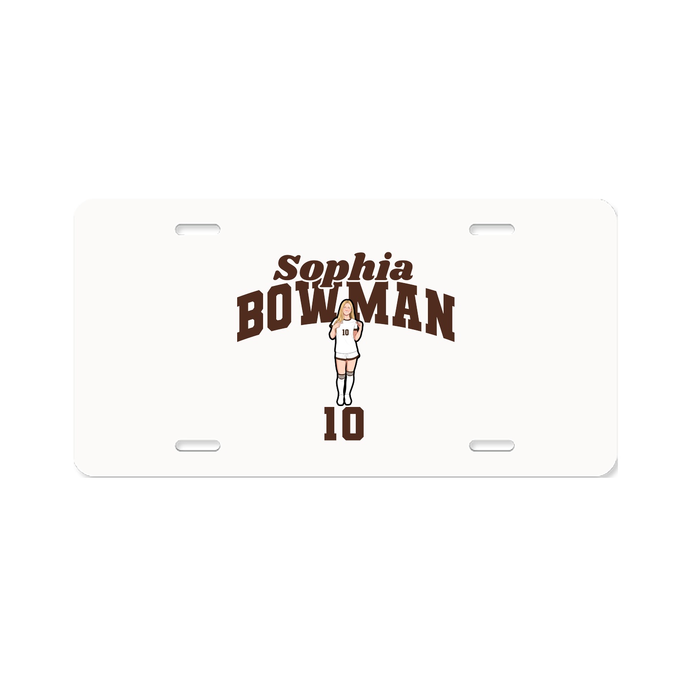 License Plate — Signature Arch in Classic