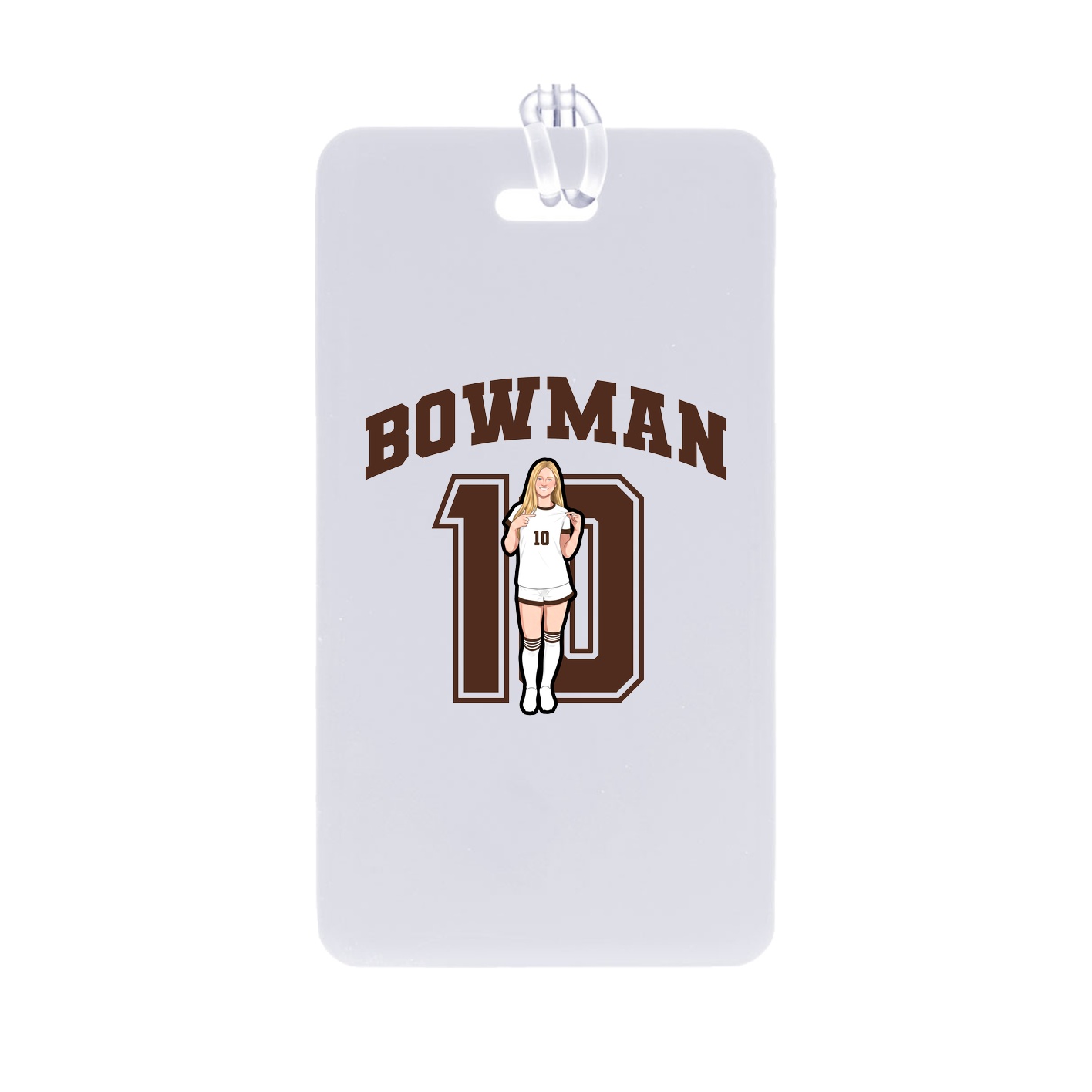 Bag Tag — Number in Classic