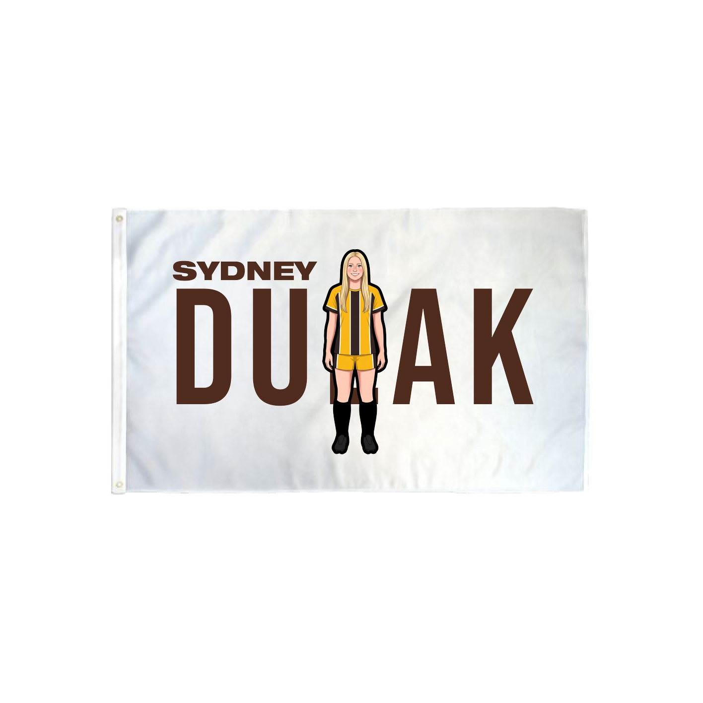 3x5 Flag — Player Name in Classic