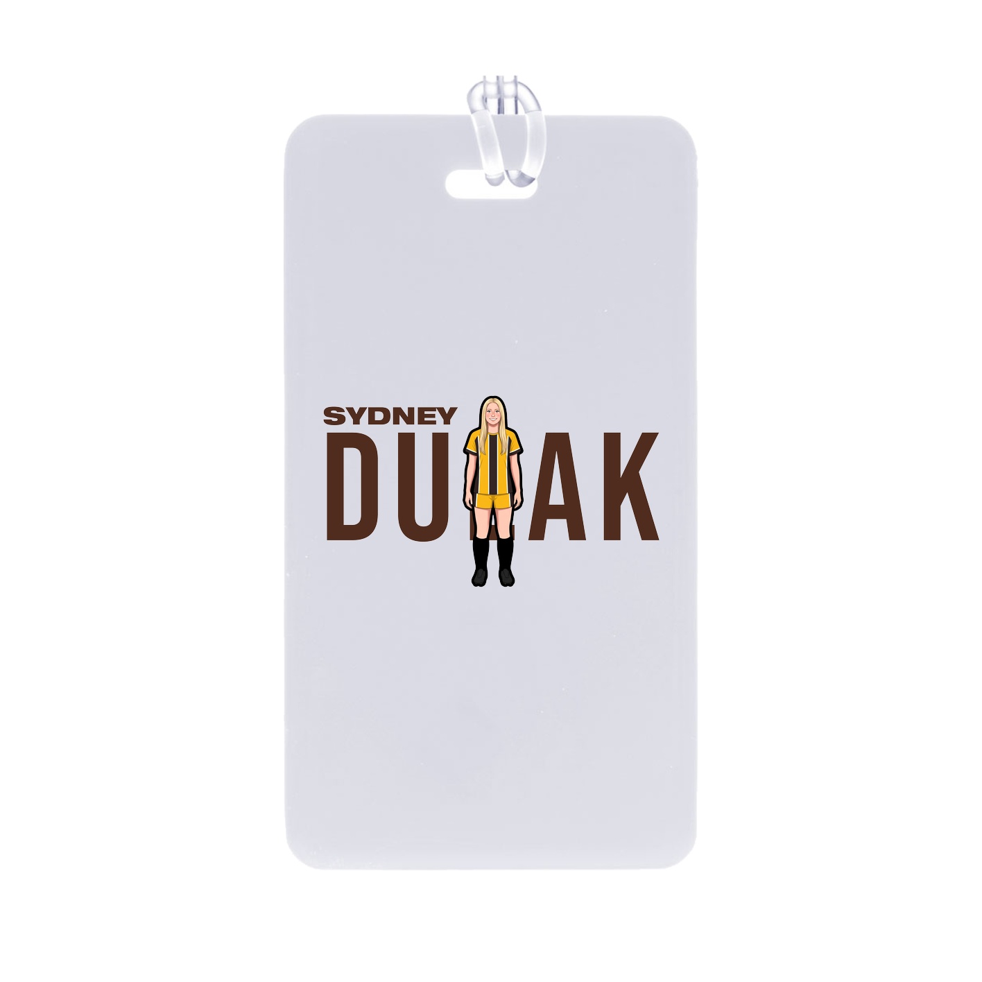 Bag Tag — Player Name in Classic