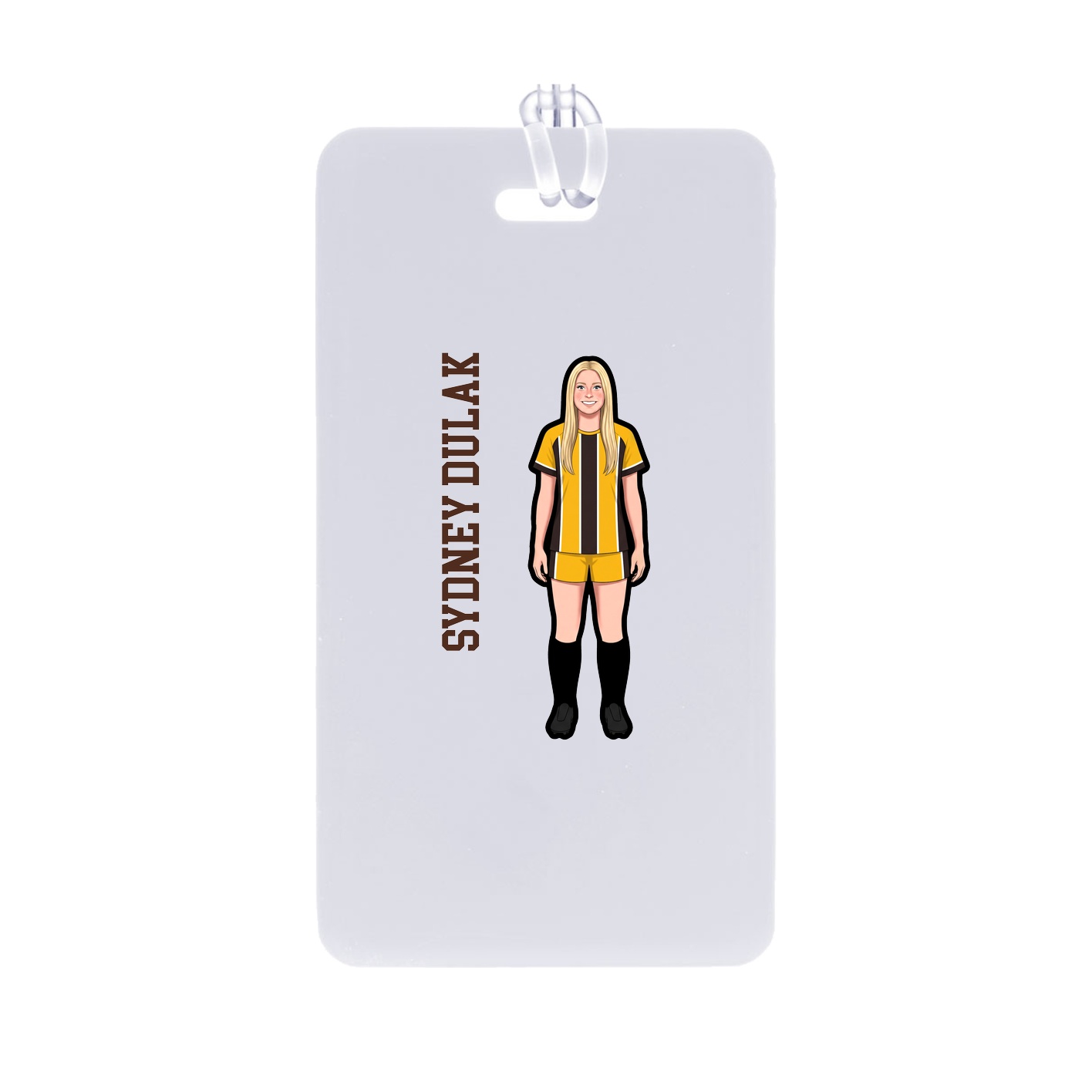 Bag Tag — Name Vertical in Classic