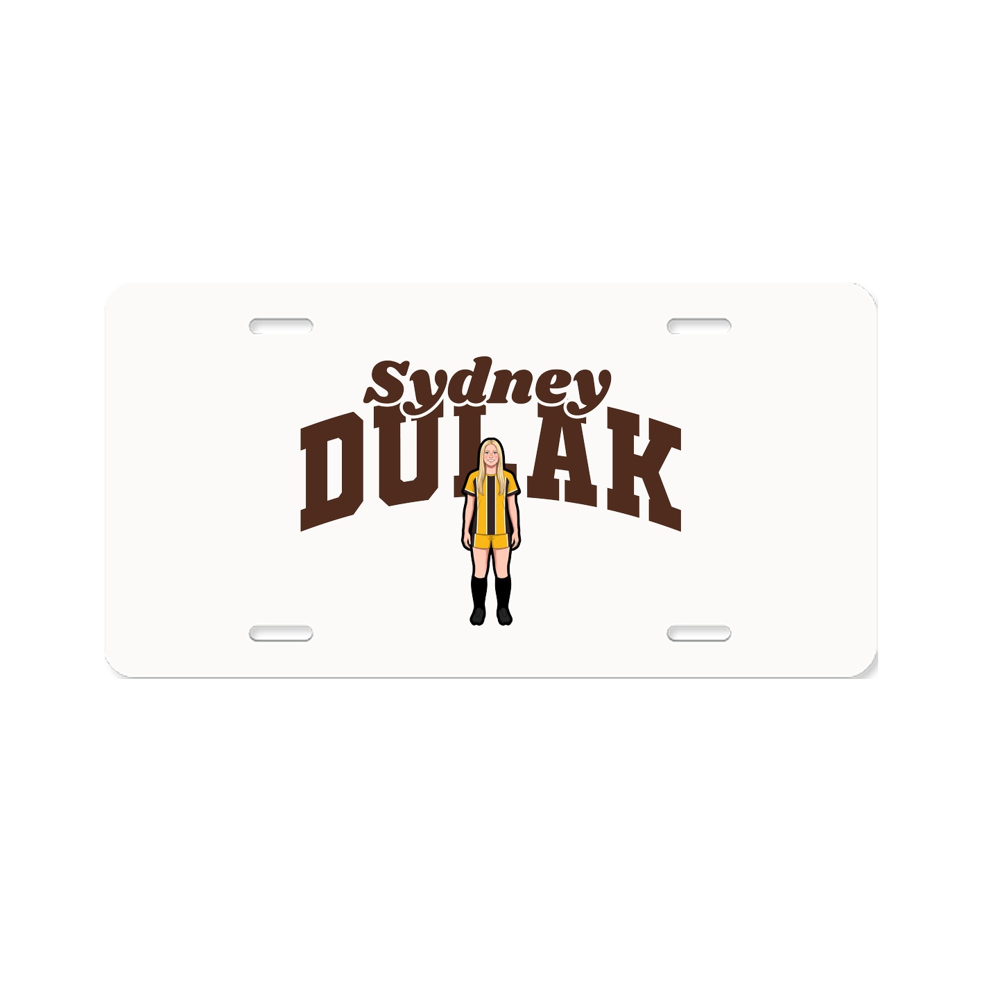 License Plate — Signature Arch in Classic