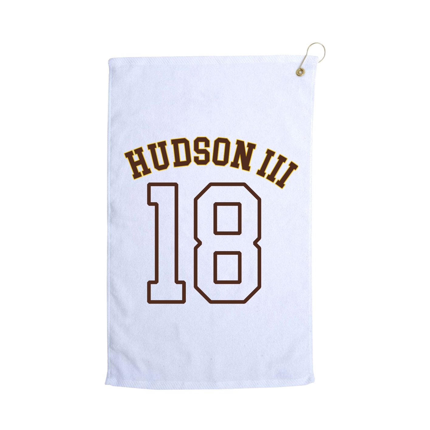 Golf Towel — Shirsey Arch in White