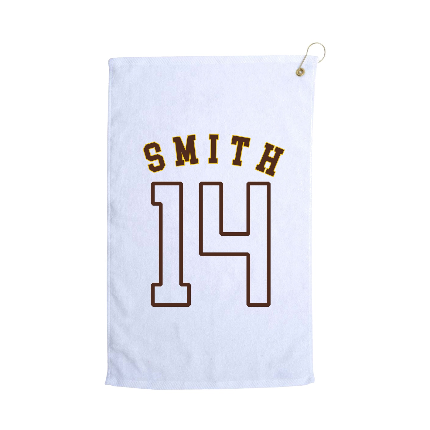 Golf Towel — Shirsey Arch in White