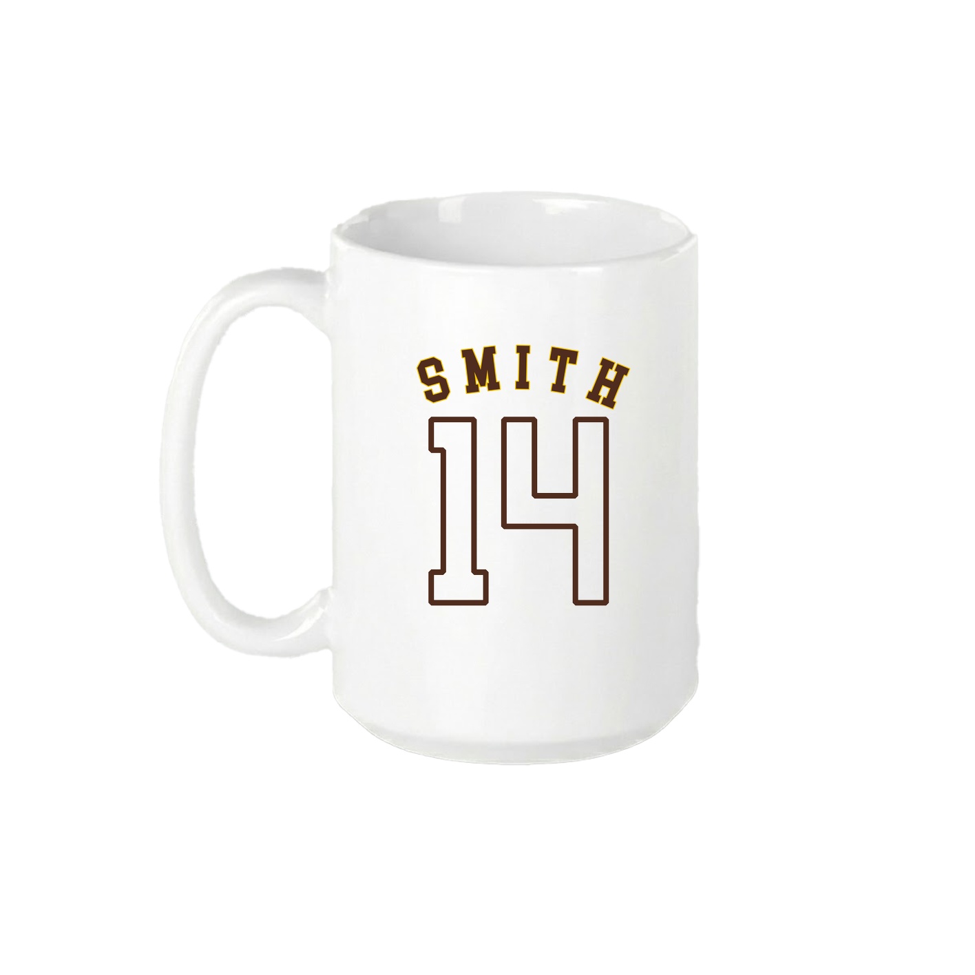 15oz Coffee Mug — Shirsey Arch in White
