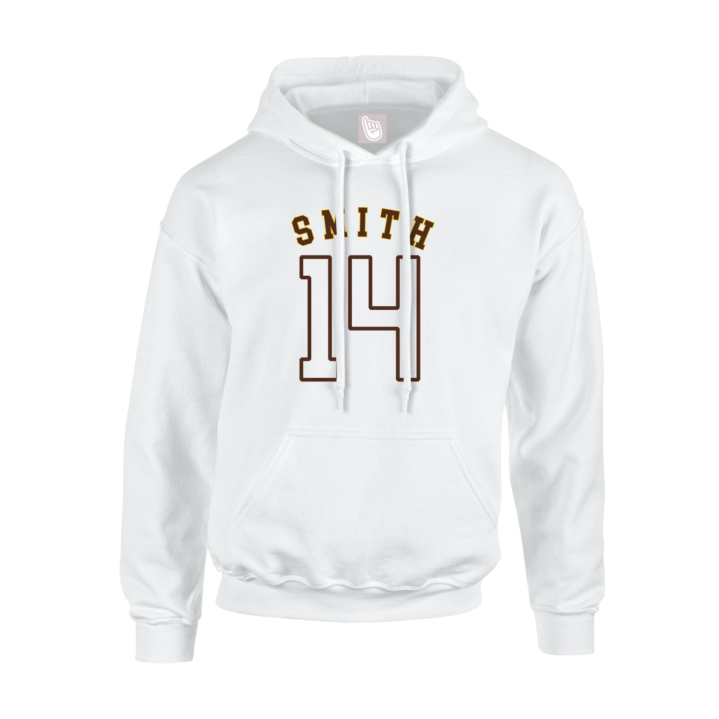 Hoodie — Shirsey Arch in White